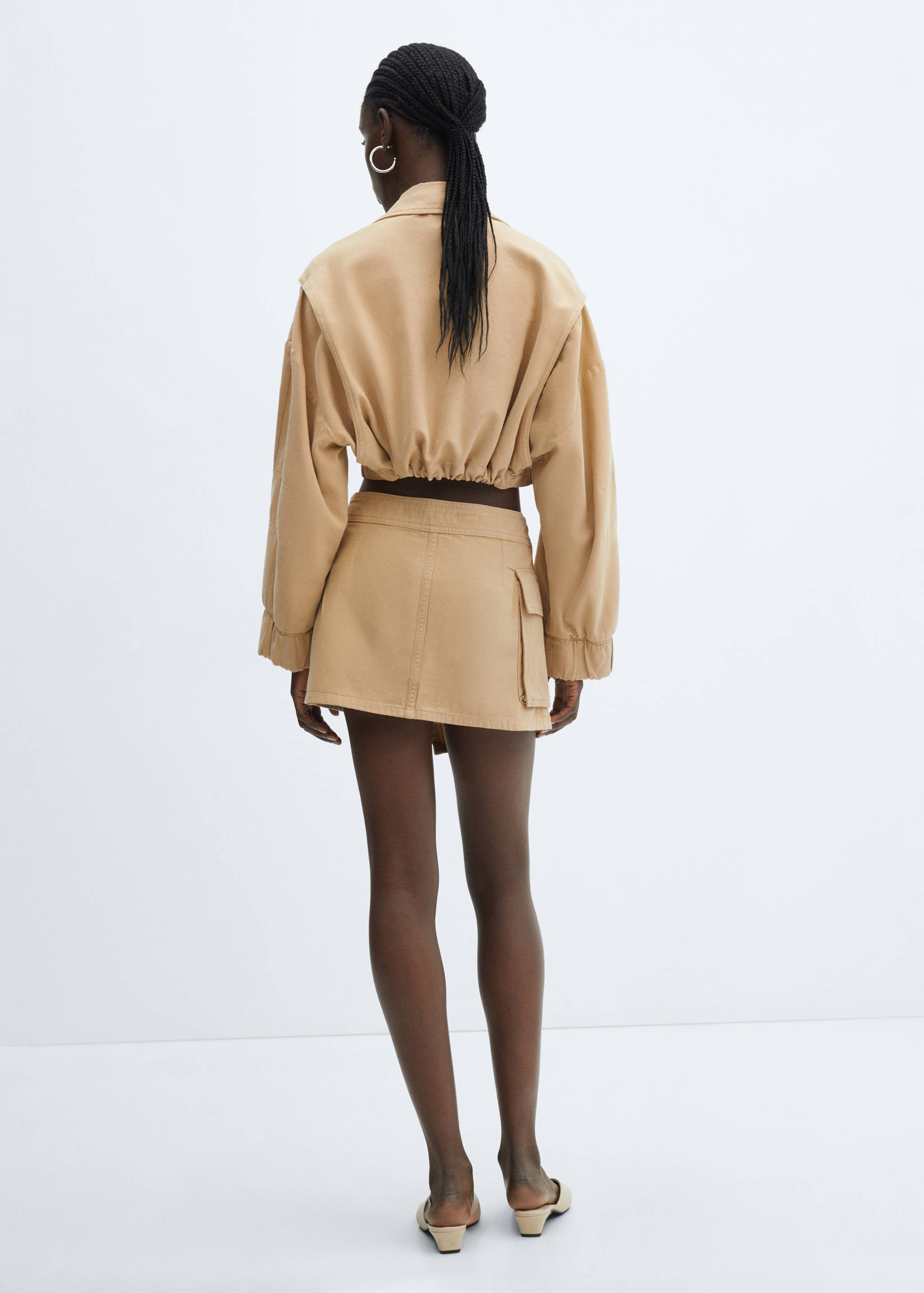 Minifalda cargo - Reverso del artículo