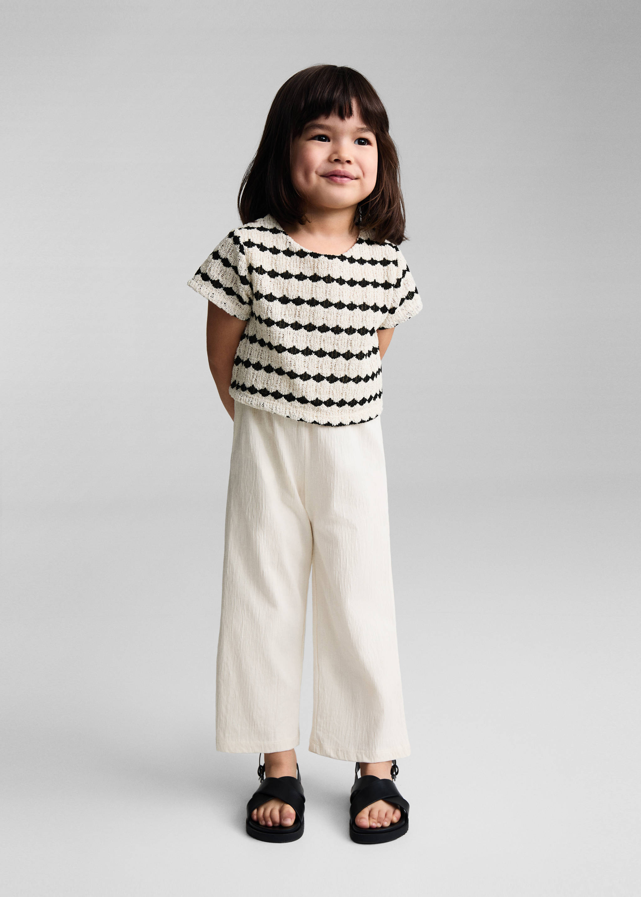 Cotton print jumpsuit - General plane