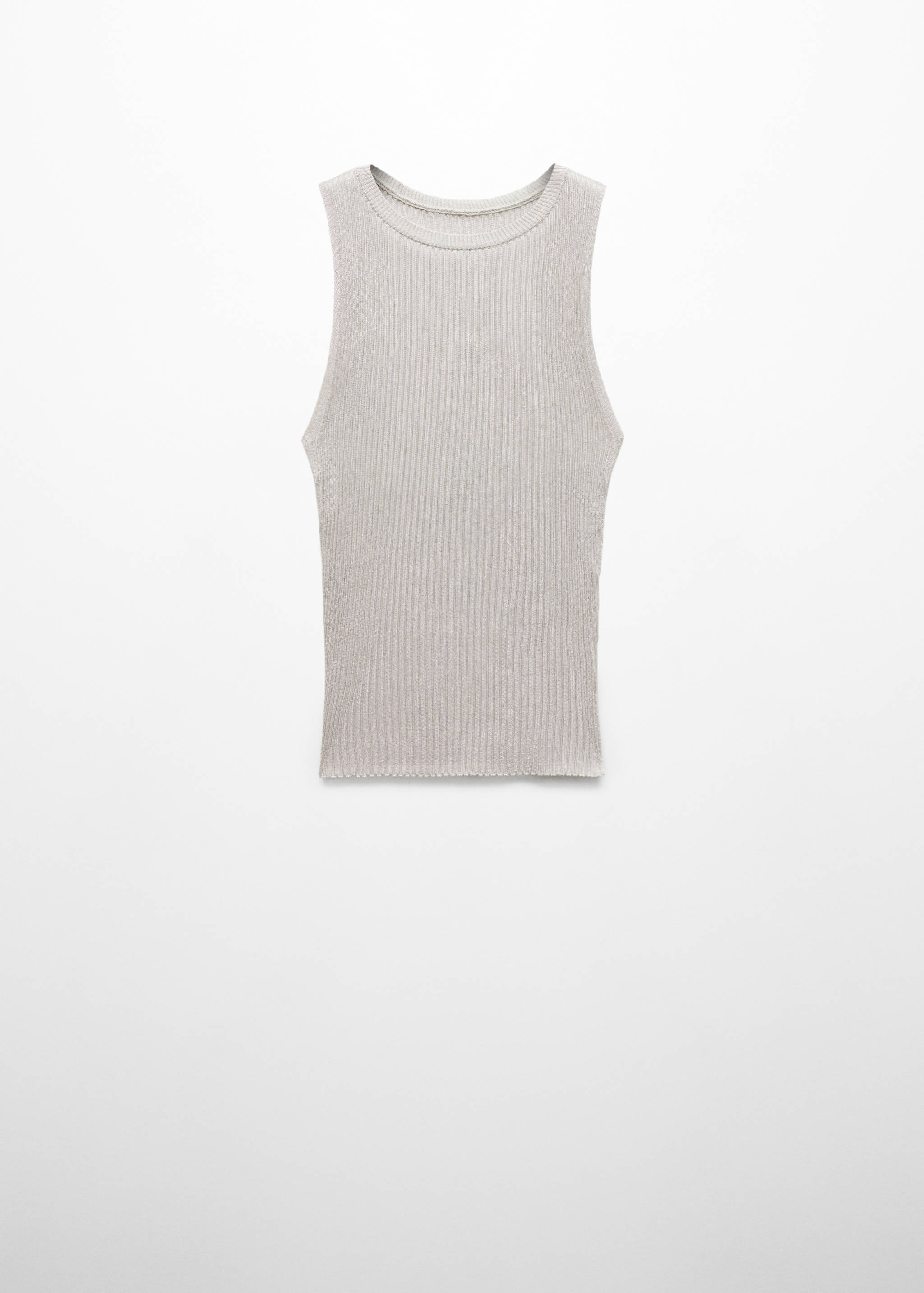 Strick-Top aus metallisiertem Garn - Artikel ohne Model