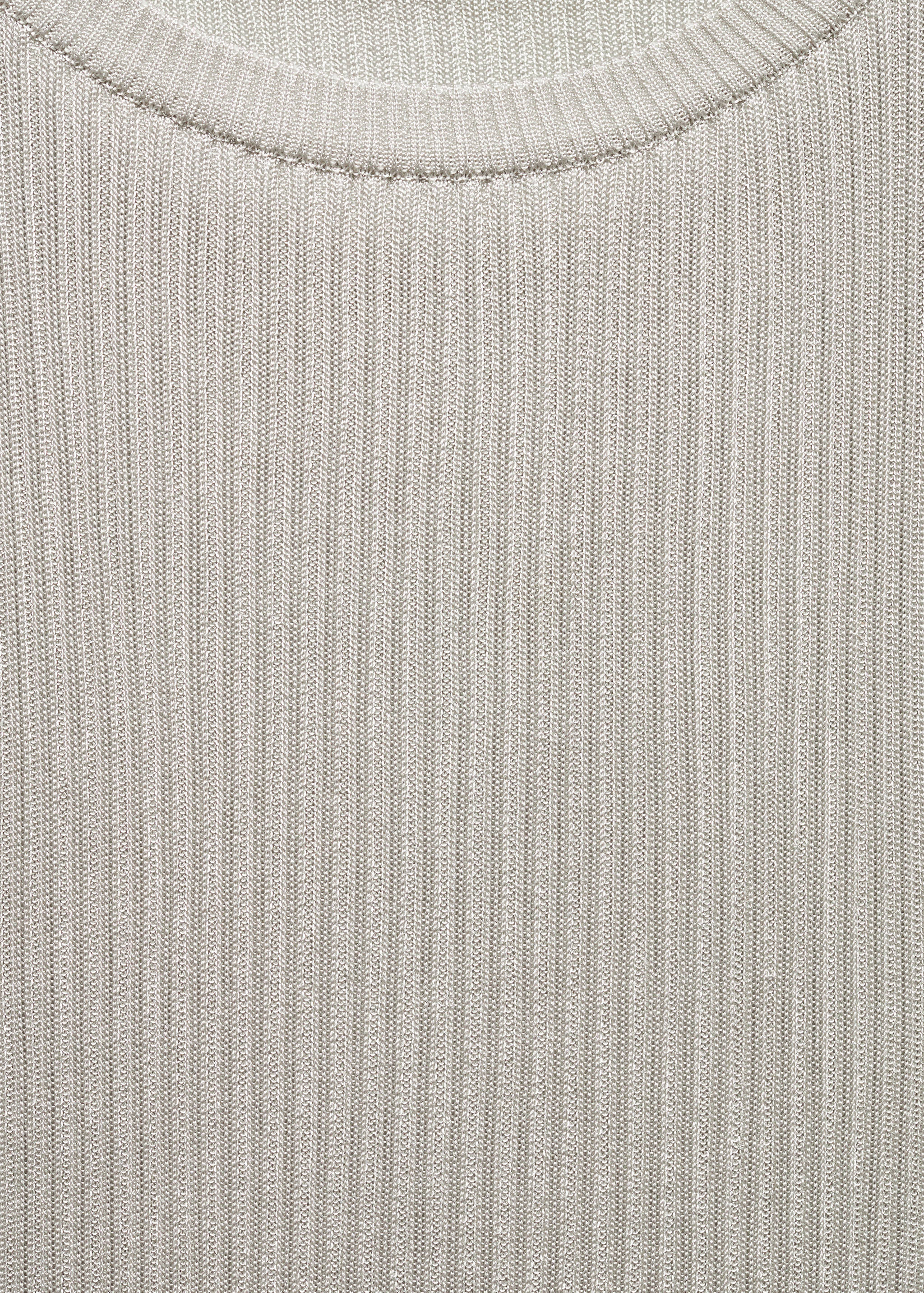 Strick-Top aus metallisiertem Garn - Detail des Artikels 8