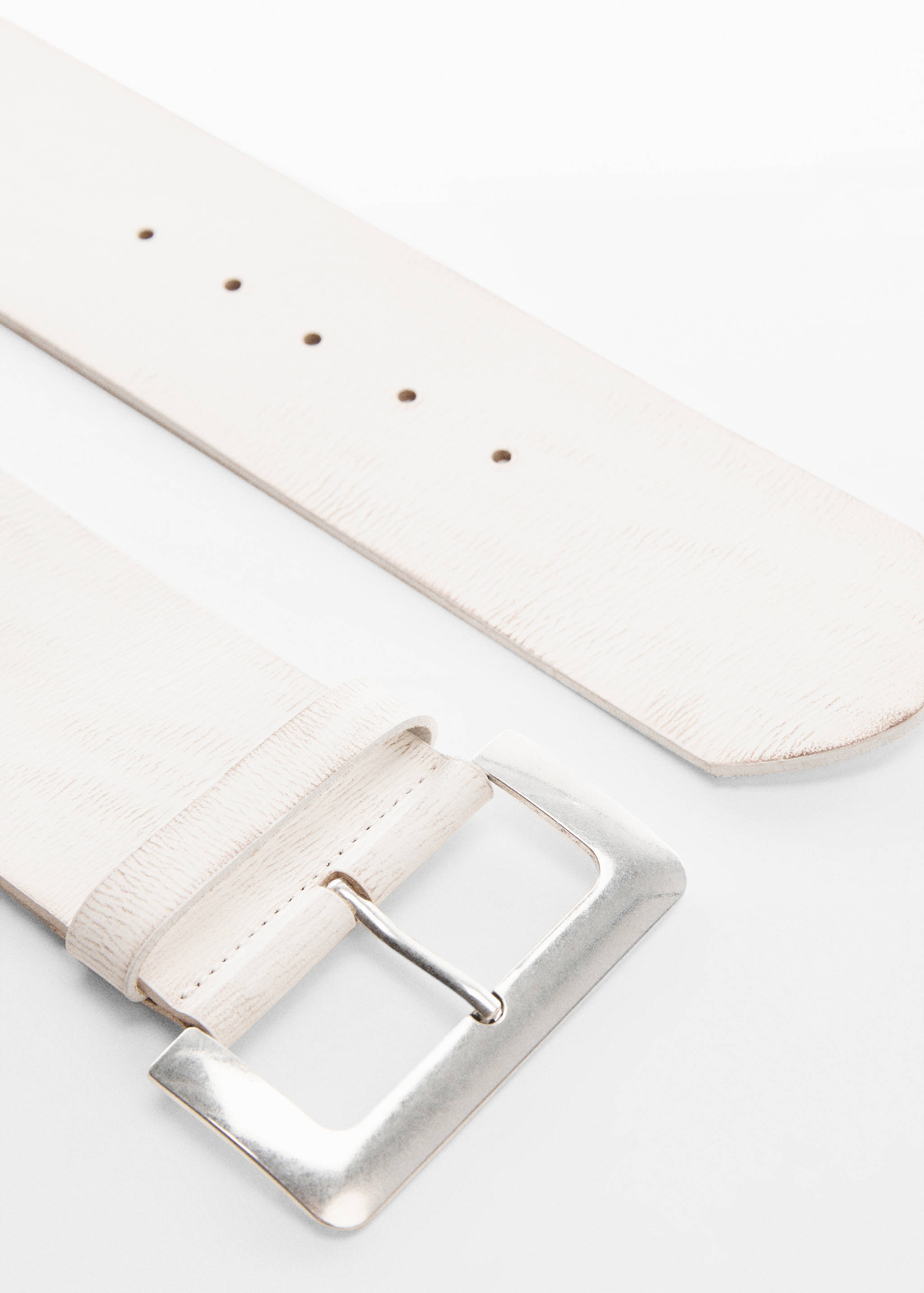 Breiter Ledergürtel - Mittlere Ansicht