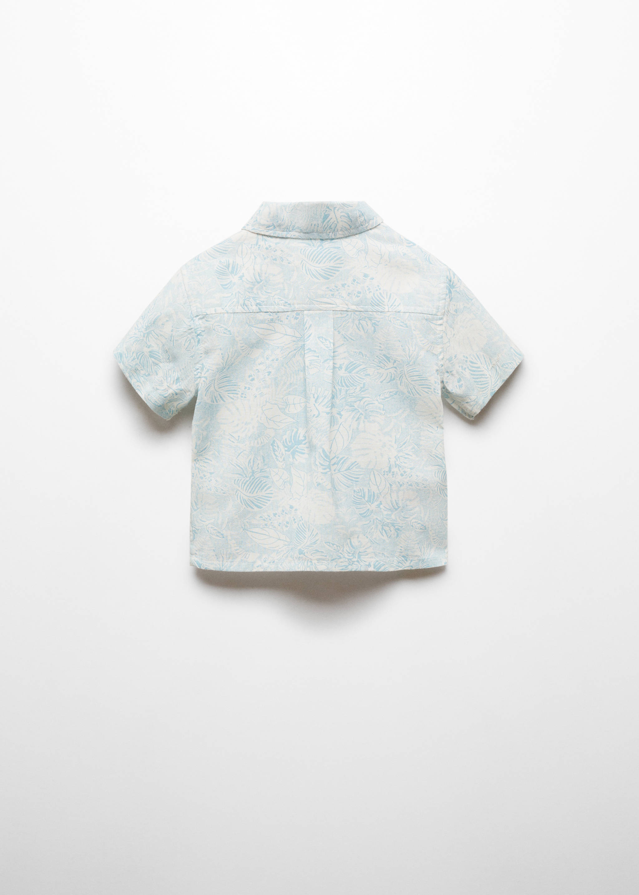 Printed short-sleeved shirt - Reverse of the article