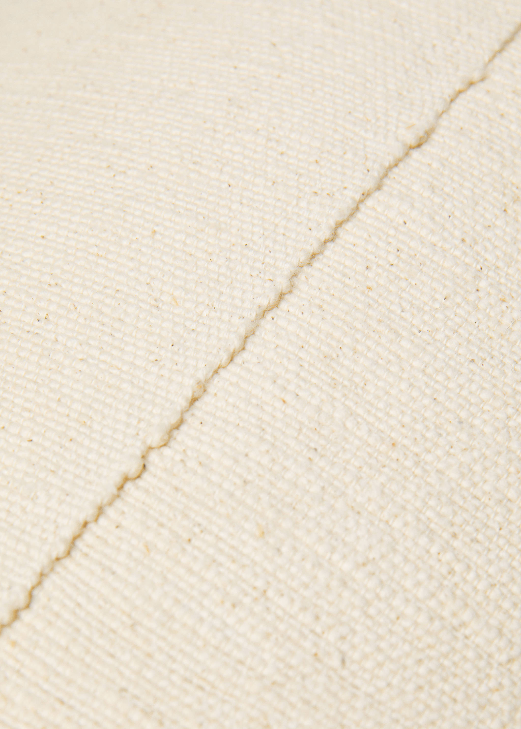Jute cotton cushion cover 40x60cm - Details of the article 3