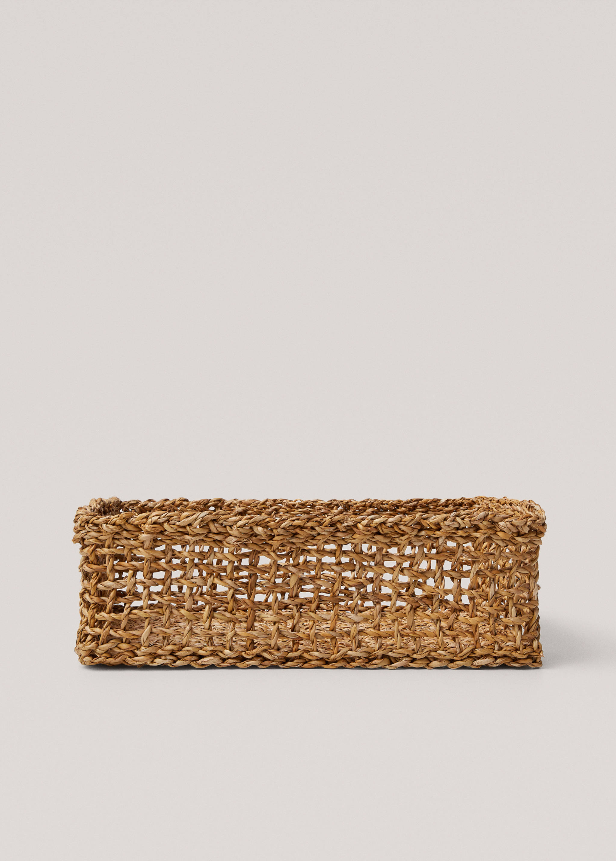 Natural fibre rectangular basket 30x40cm - Article without model
