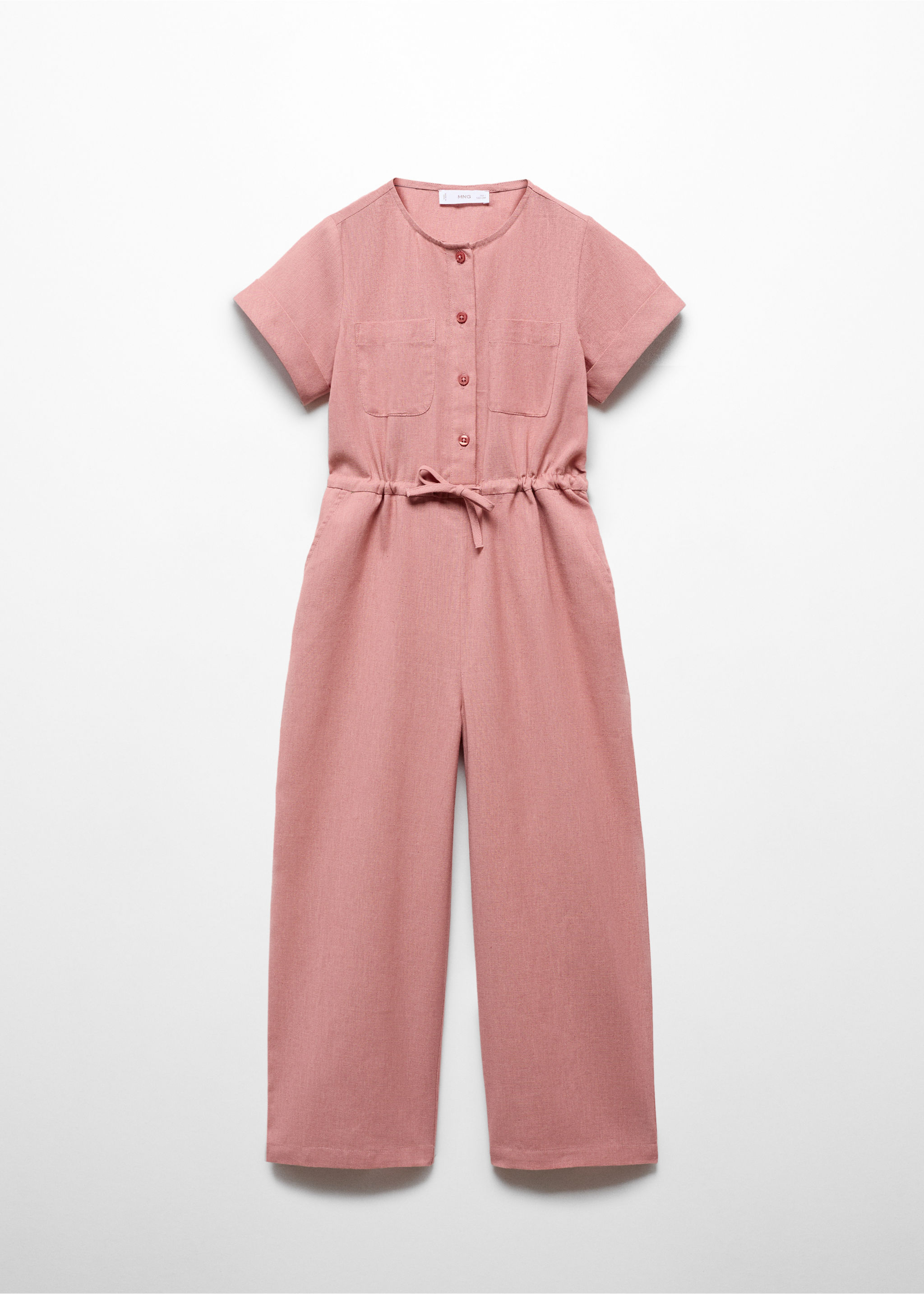 Bow linen jumpsuit - Article without model