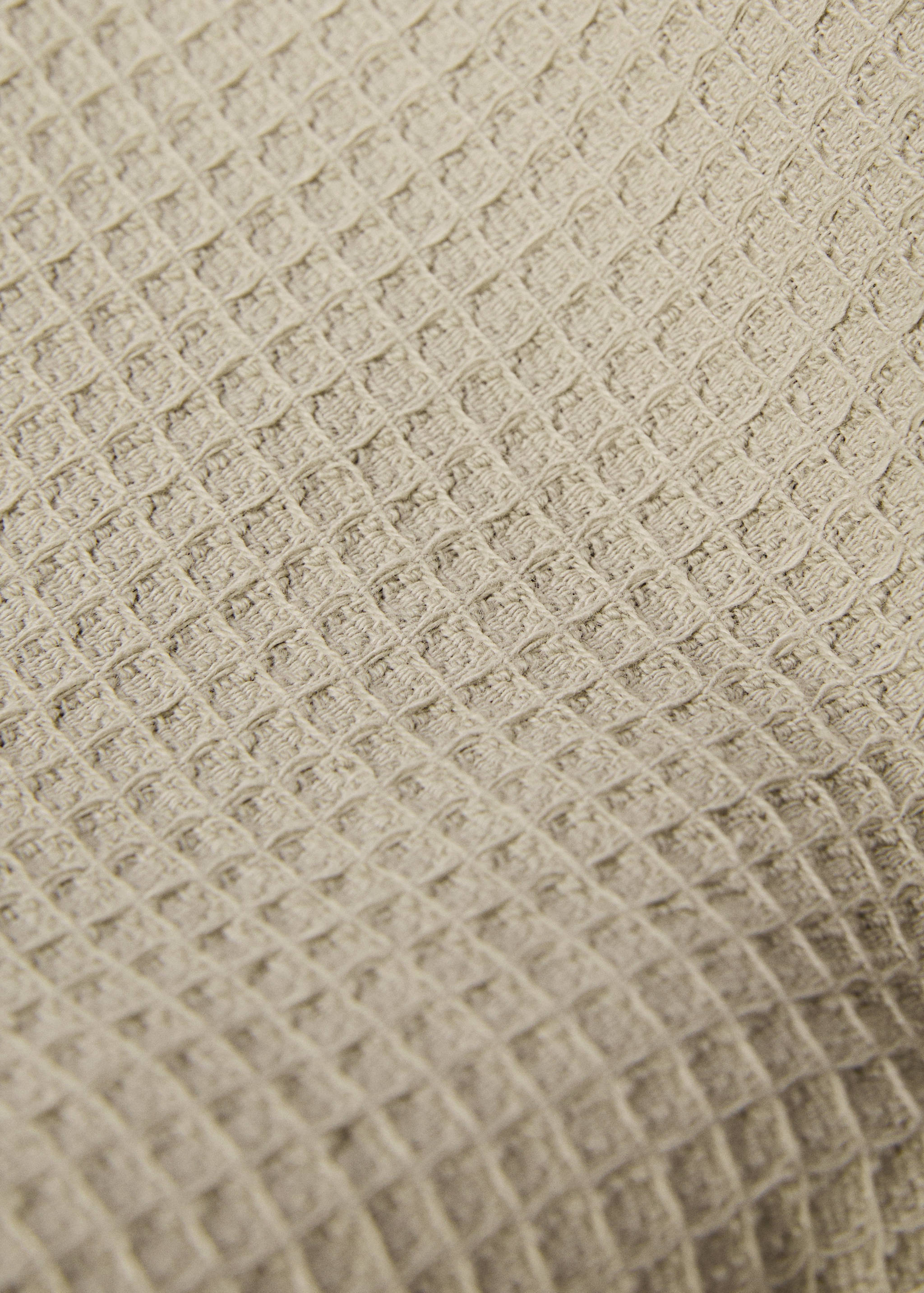 Saco de maquilhagem de algodão com textura de waffle - Pormenor do artigo 3