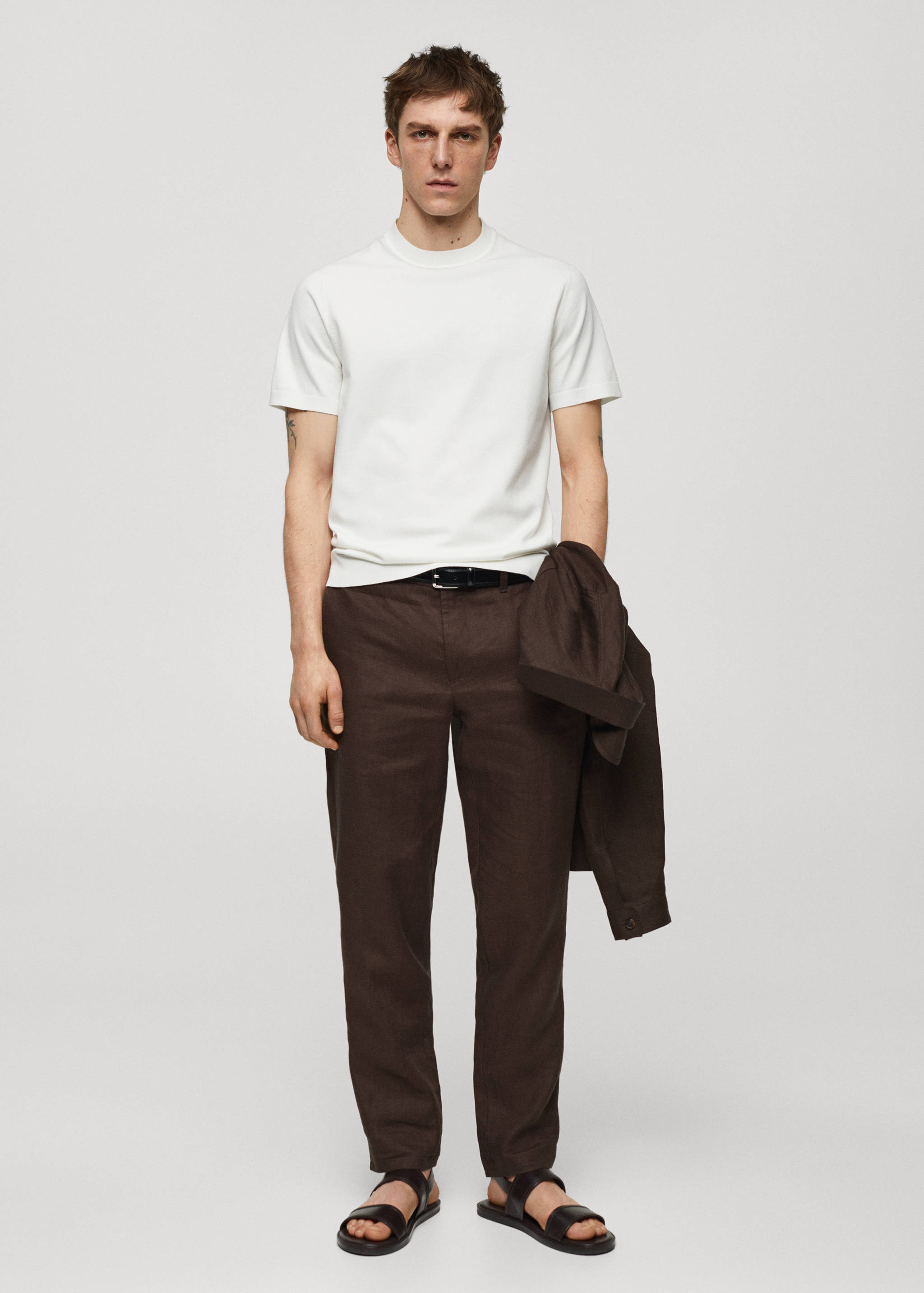 T-shirt en maille fine - Plan général