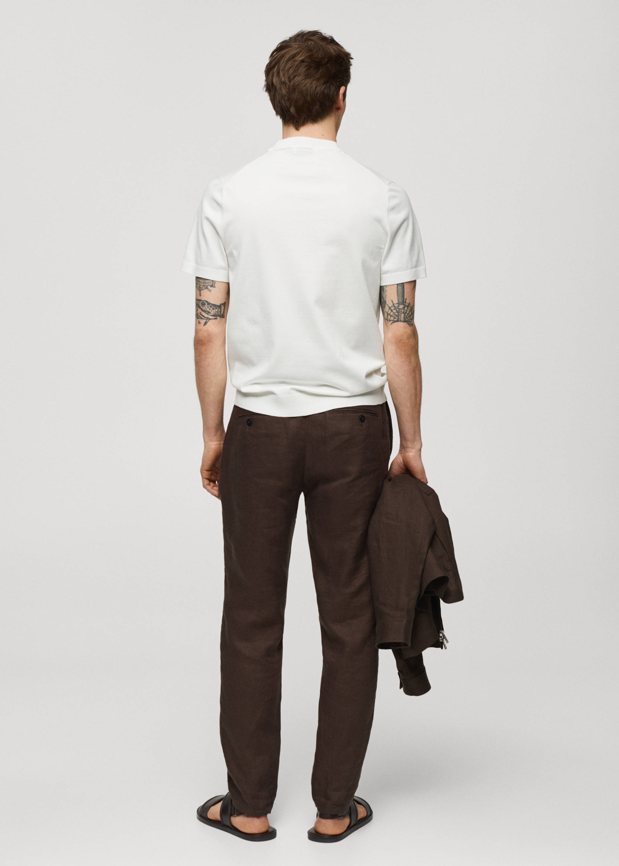 T-shirt en maille fine - Verso de l’article