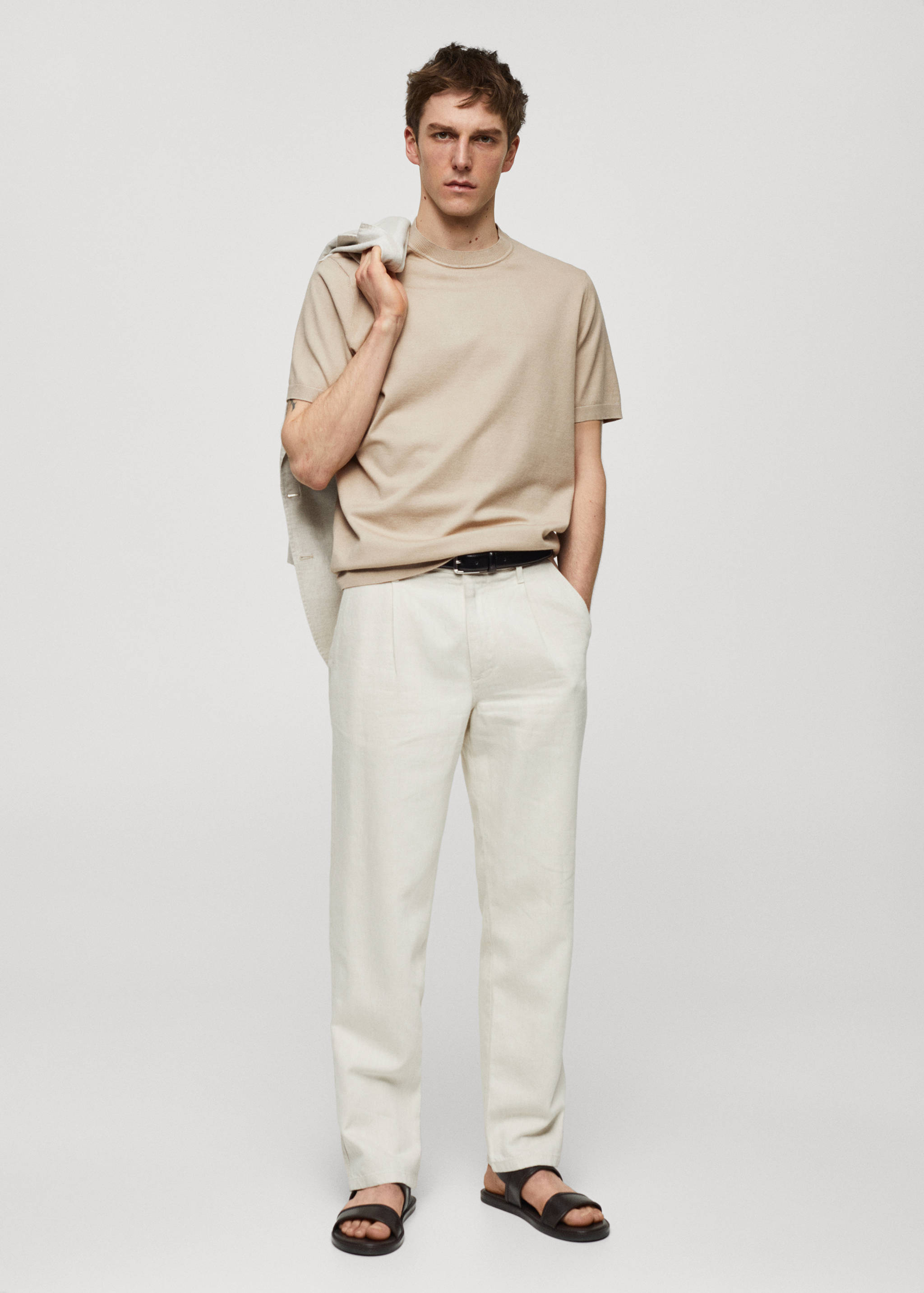 T-shirt en maille fine - Plan général