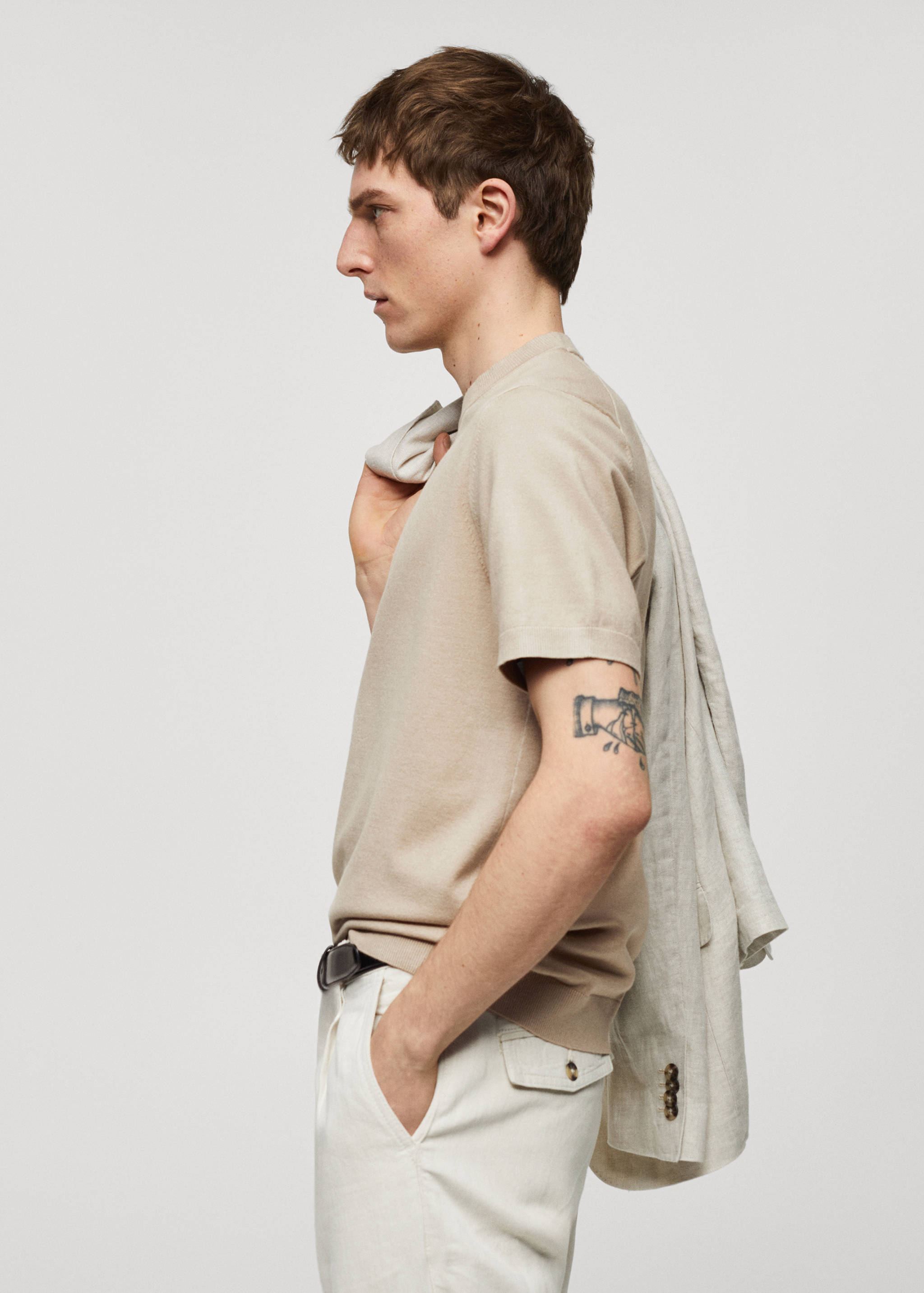 T-shirt en maille fine - Détail de l'article 2