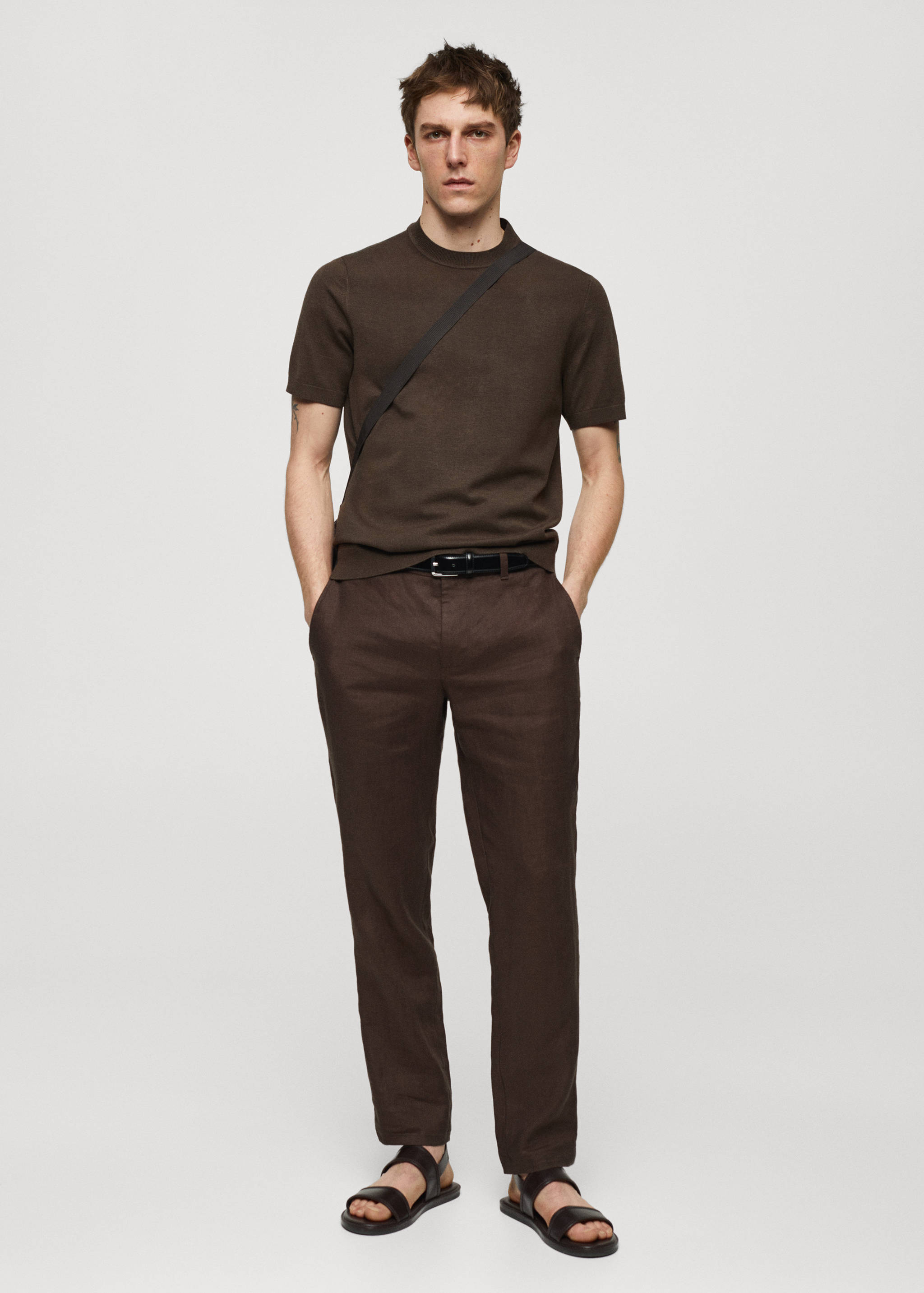 T-shirt en maille fine - Plan général