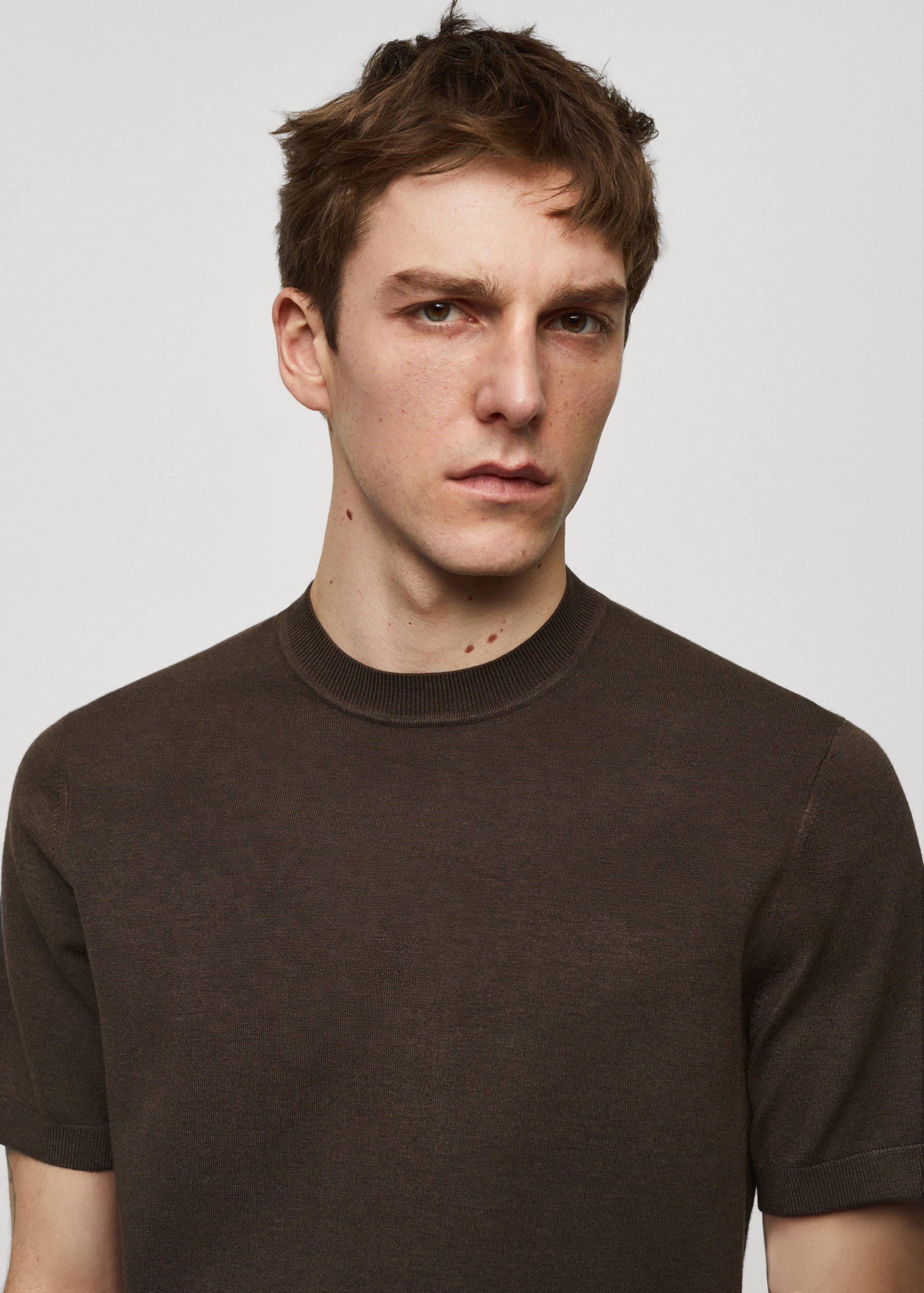 T-shirt en maille fine - Détail de l'article 1