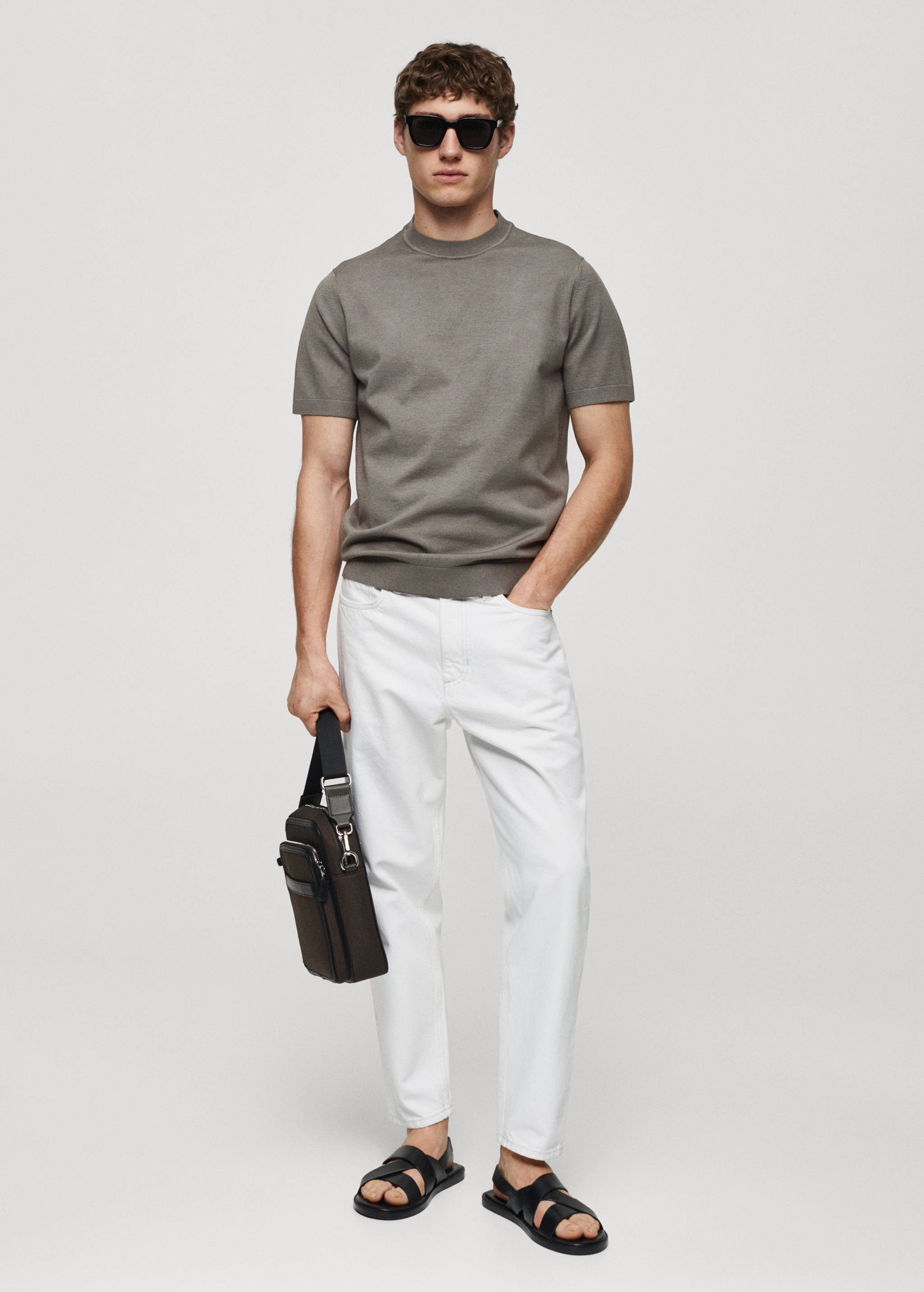 T-shirt en maille fine - Plan général