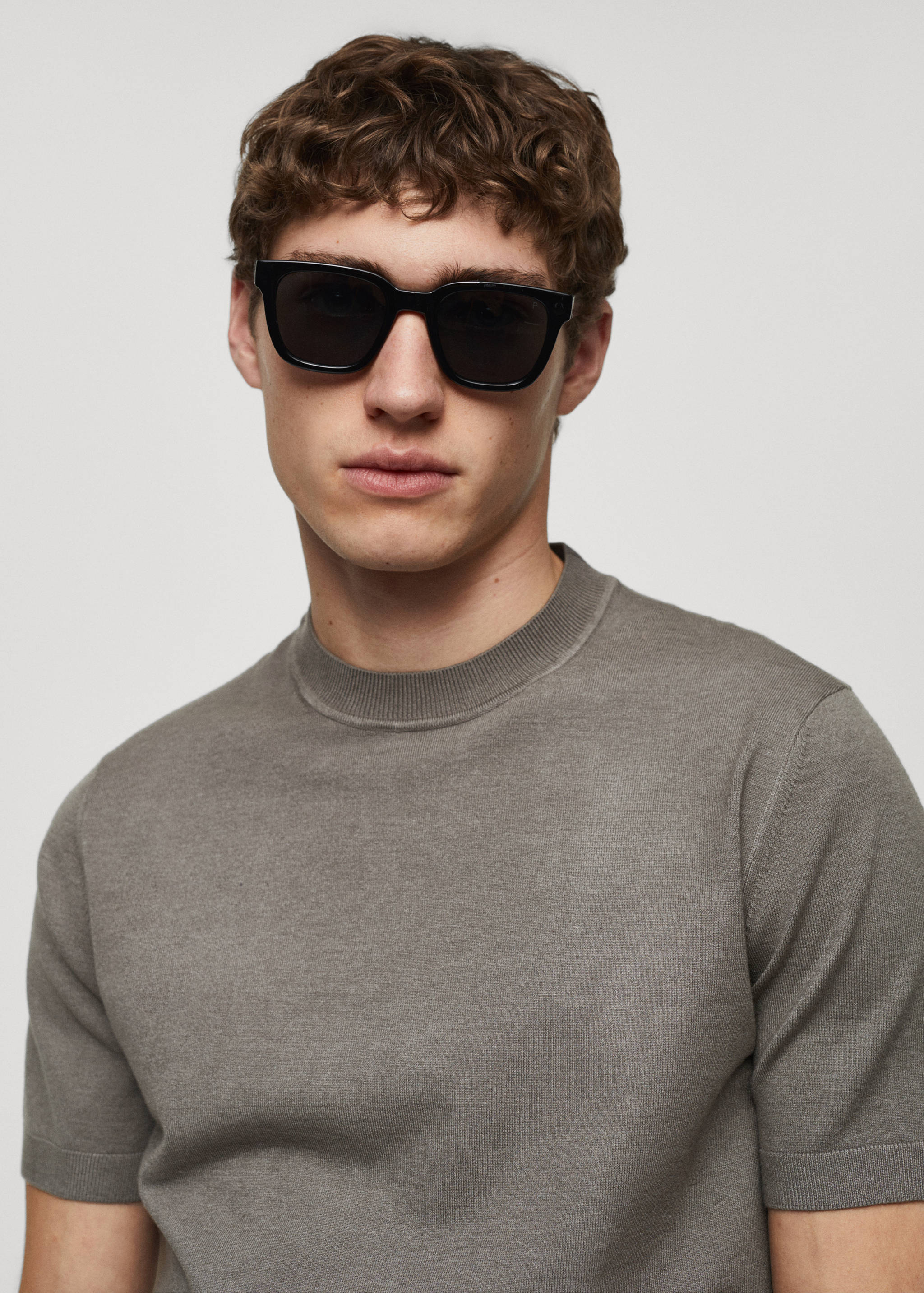 T-shirt en maille fine - Détail de l'article 1