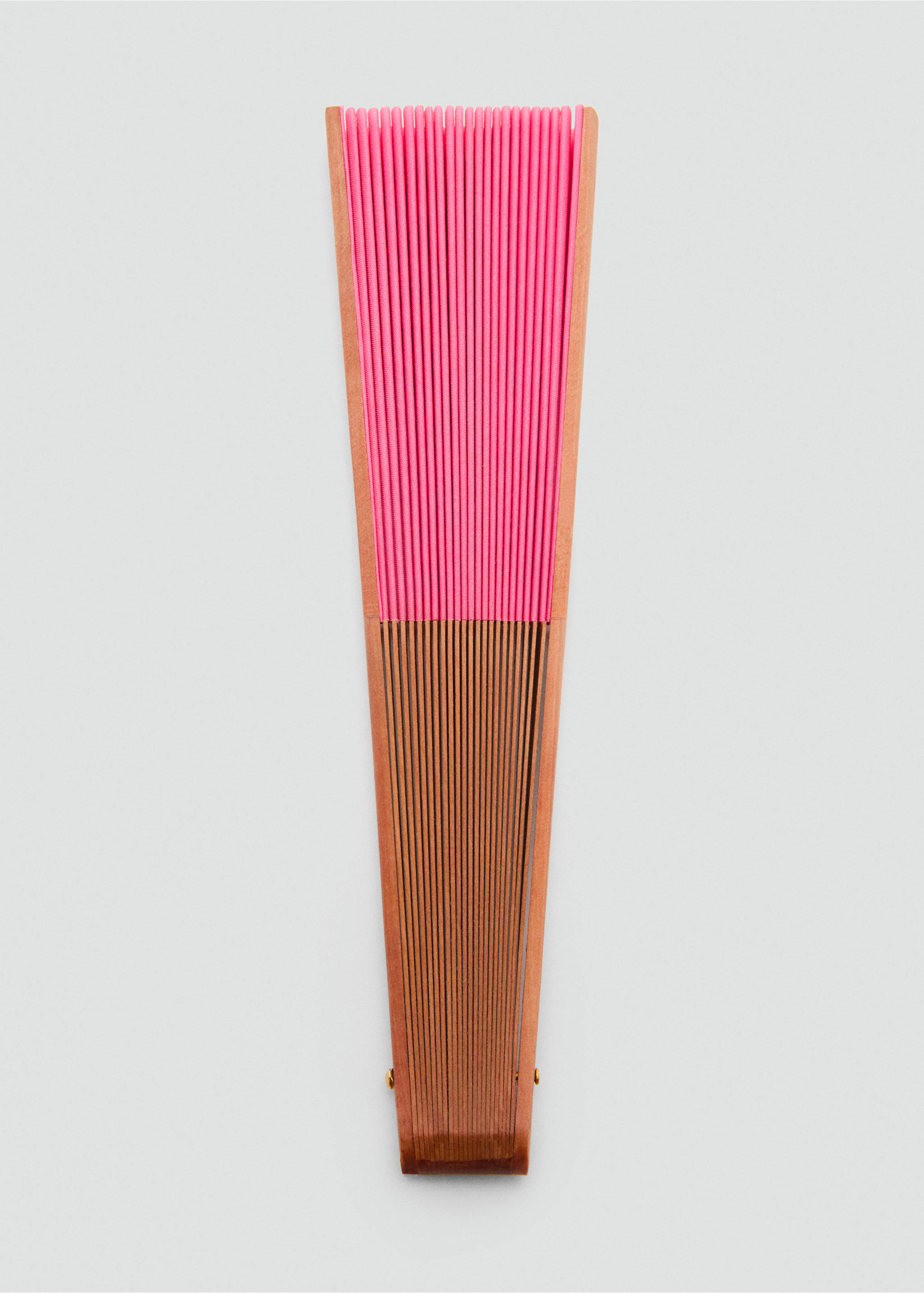 Fächer aus Holz - Mittlere Ansicht, Rosa. Ref: 67046317-00.
