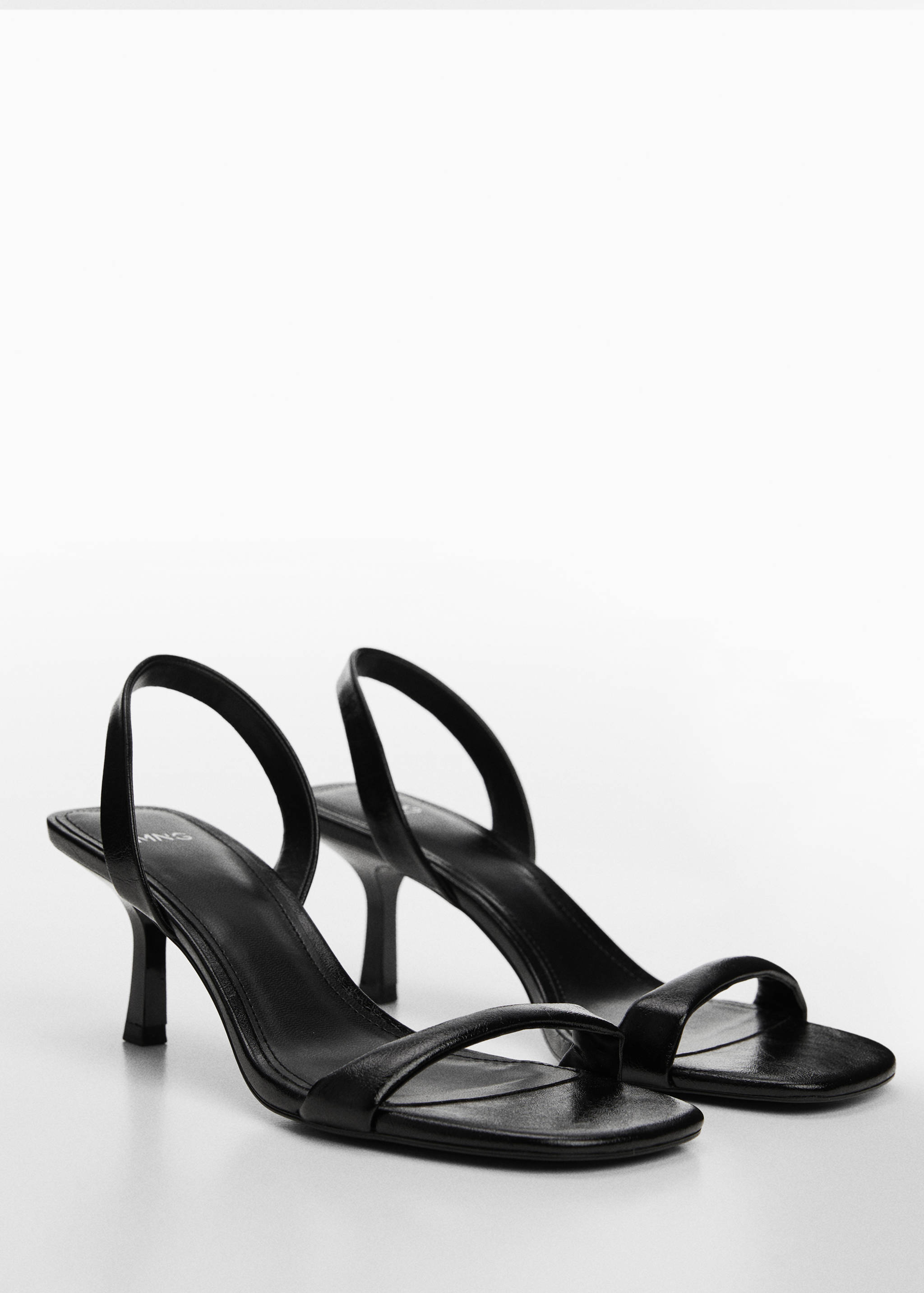 Heel non-structured sandals - Medium plane