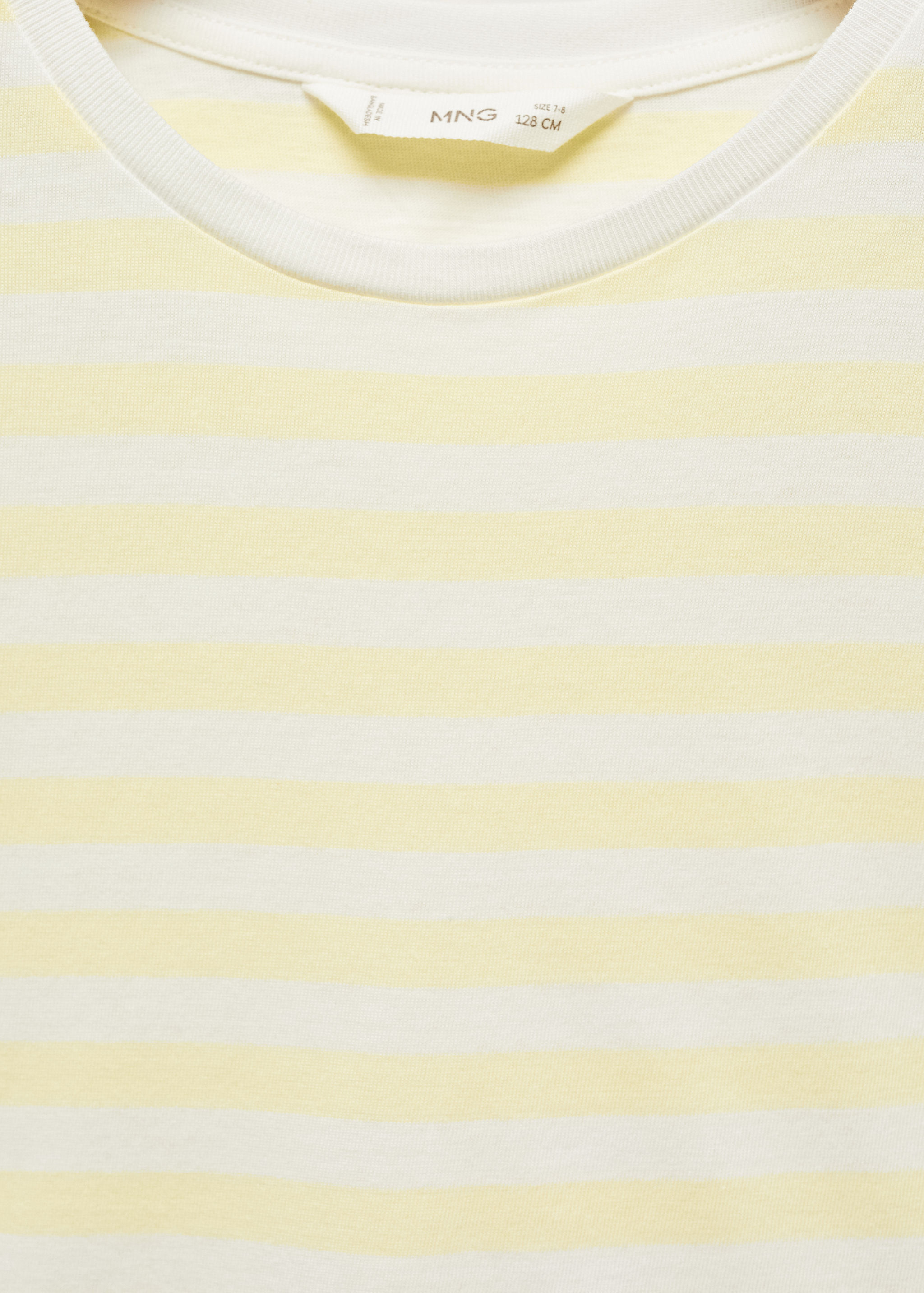 Striped cotton T-shirt - Details of the article 8