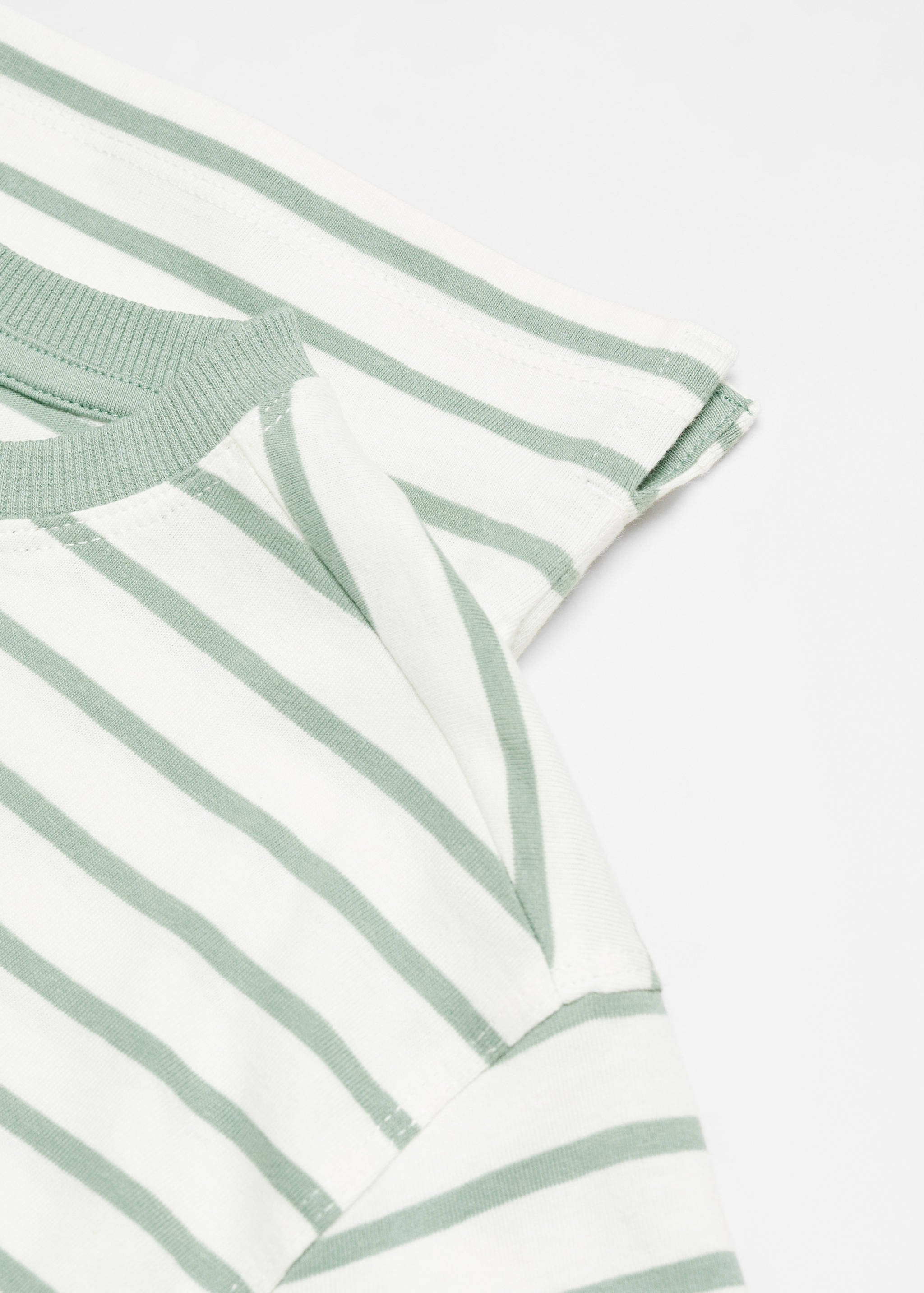 Striped cotton T-shirt - Details of the article 8