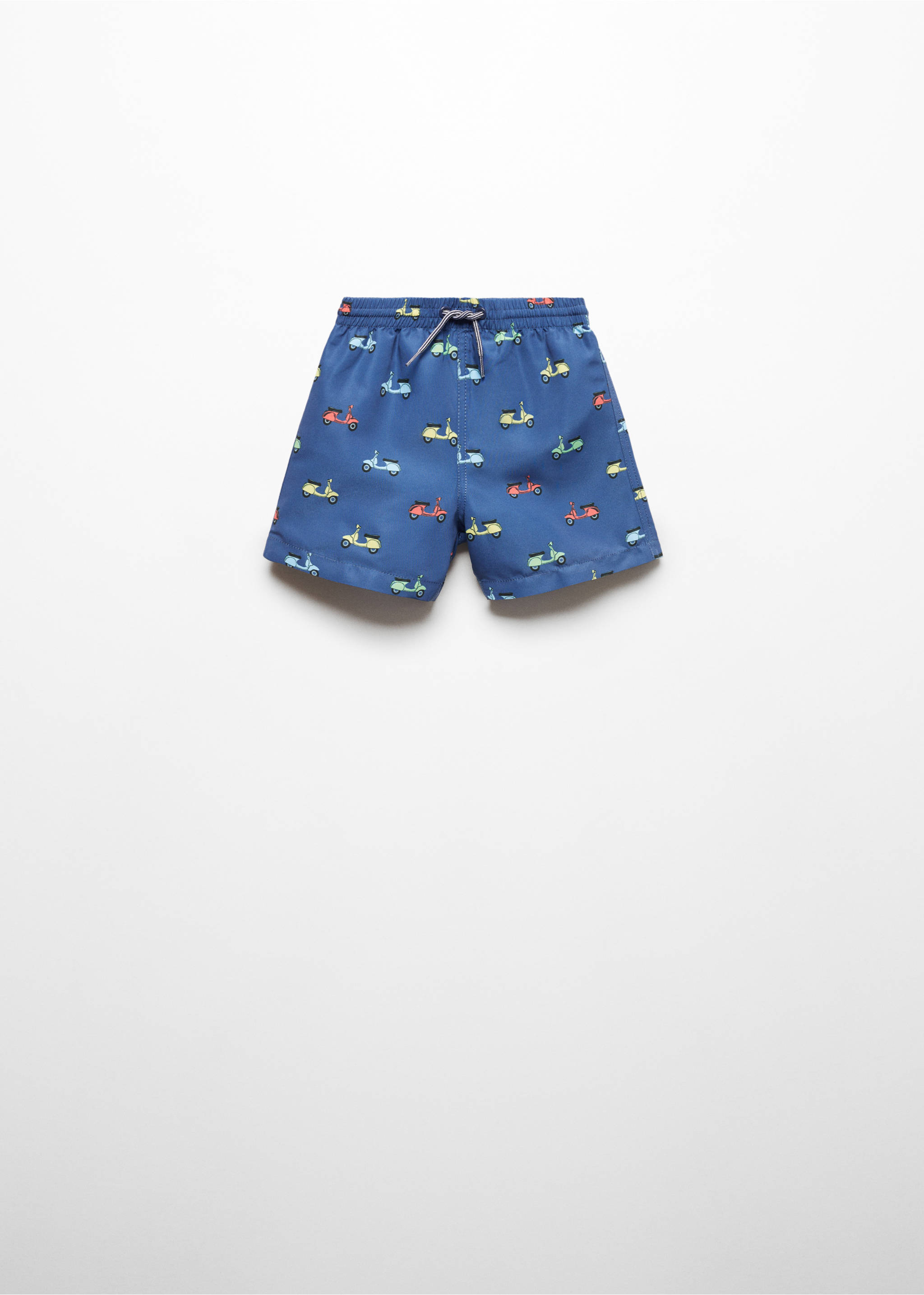 Maillot de bain imprimé motos - Article sans modèle, Bleu marine foncé. Ref: 67046335-00.