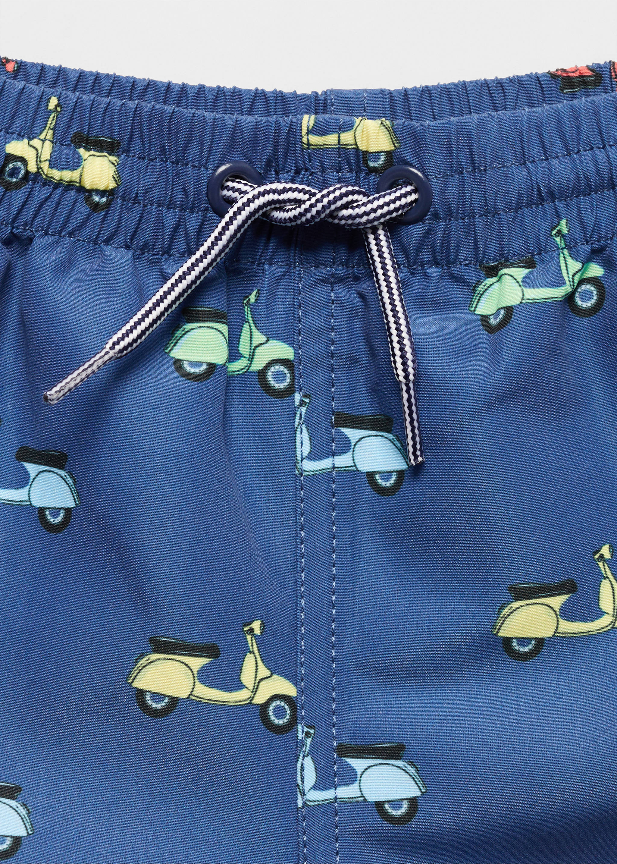 Maillot de bain imprimé motos - Détail de l'article 8, Bleu marine foncé. Ref: 67046335-00.