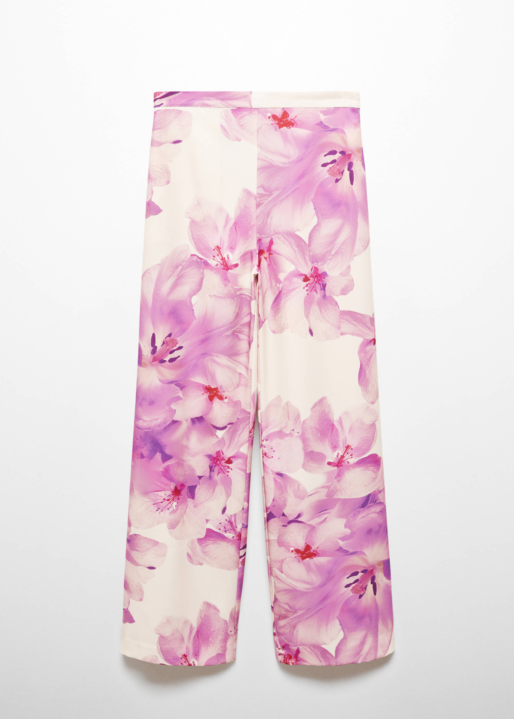Gerade Hose mit floralem Print - Artikel ohne Model