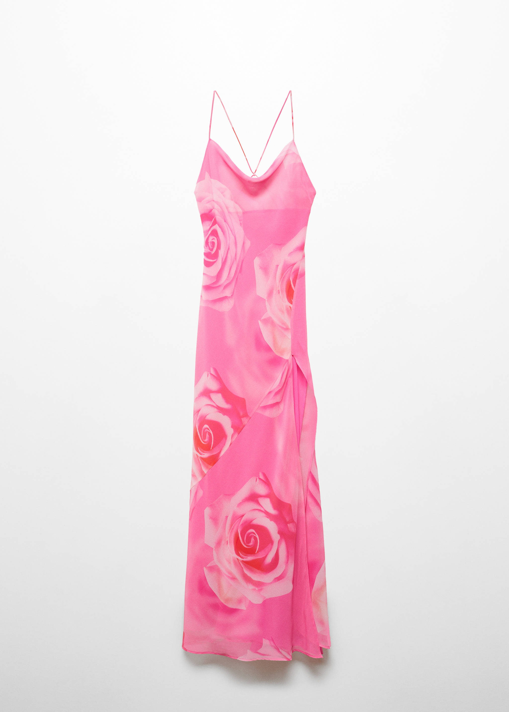 Blumenkleid mit Schlitz - Artikel ohne Model