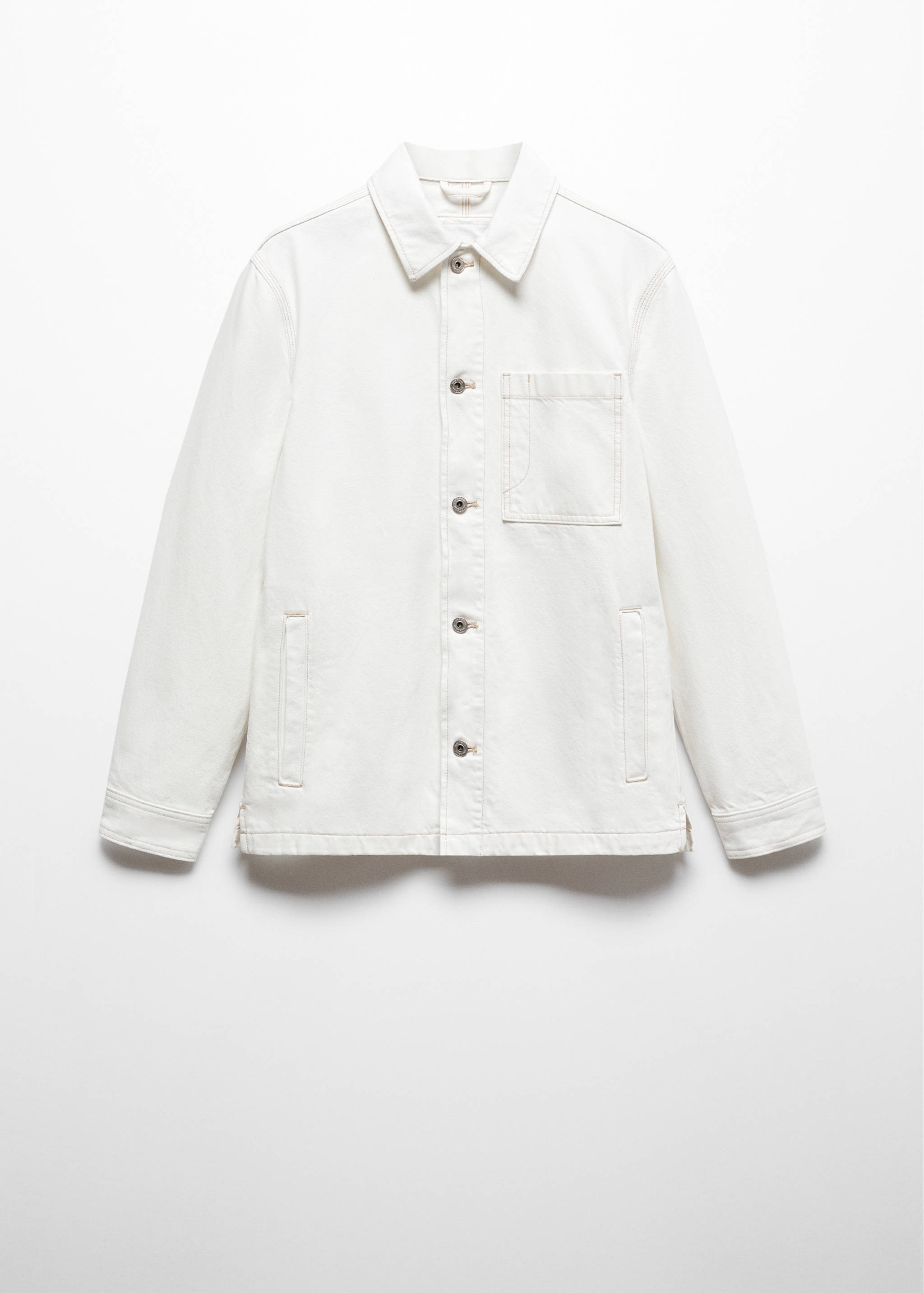 Sobrecamisa de 100% algodão com bolso - Artigo sem modelo