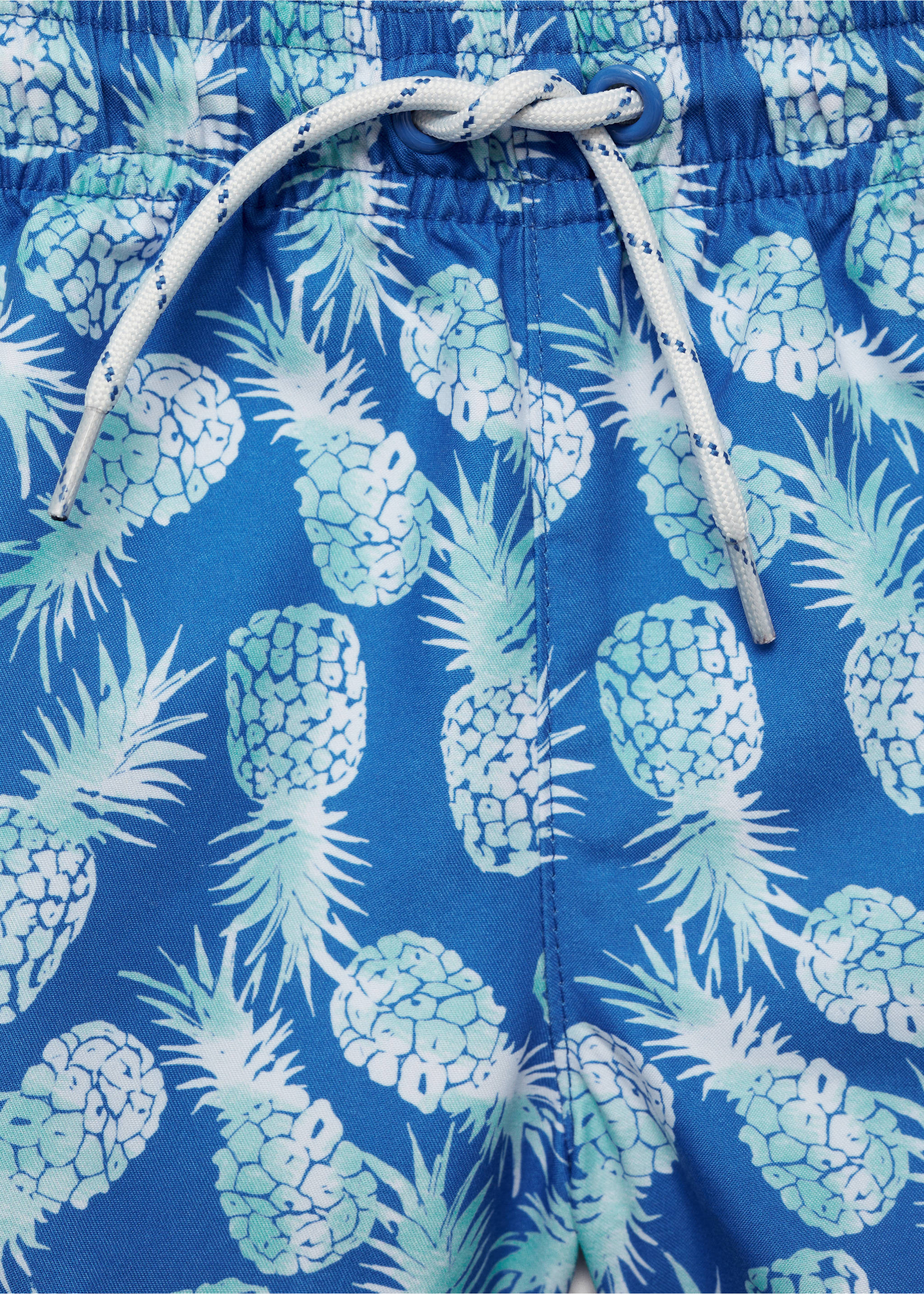 Maillot de bain imprimé ananas - Détail de l'article 8, Bleu électrique. Ref: 67046732-00.