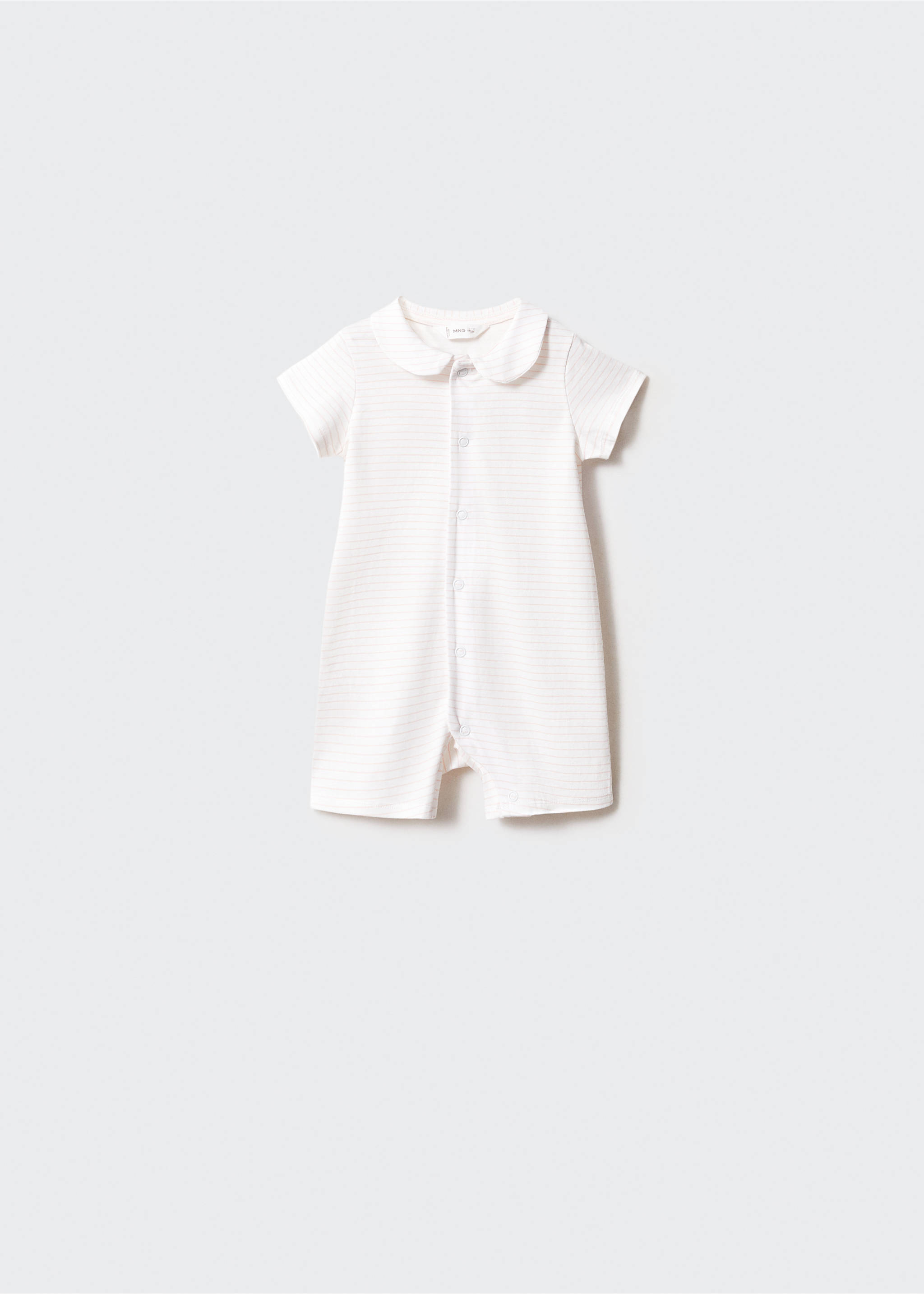 Striped bodysuit pyjamas - Article without model, Pink. Ref: 67046738-00.