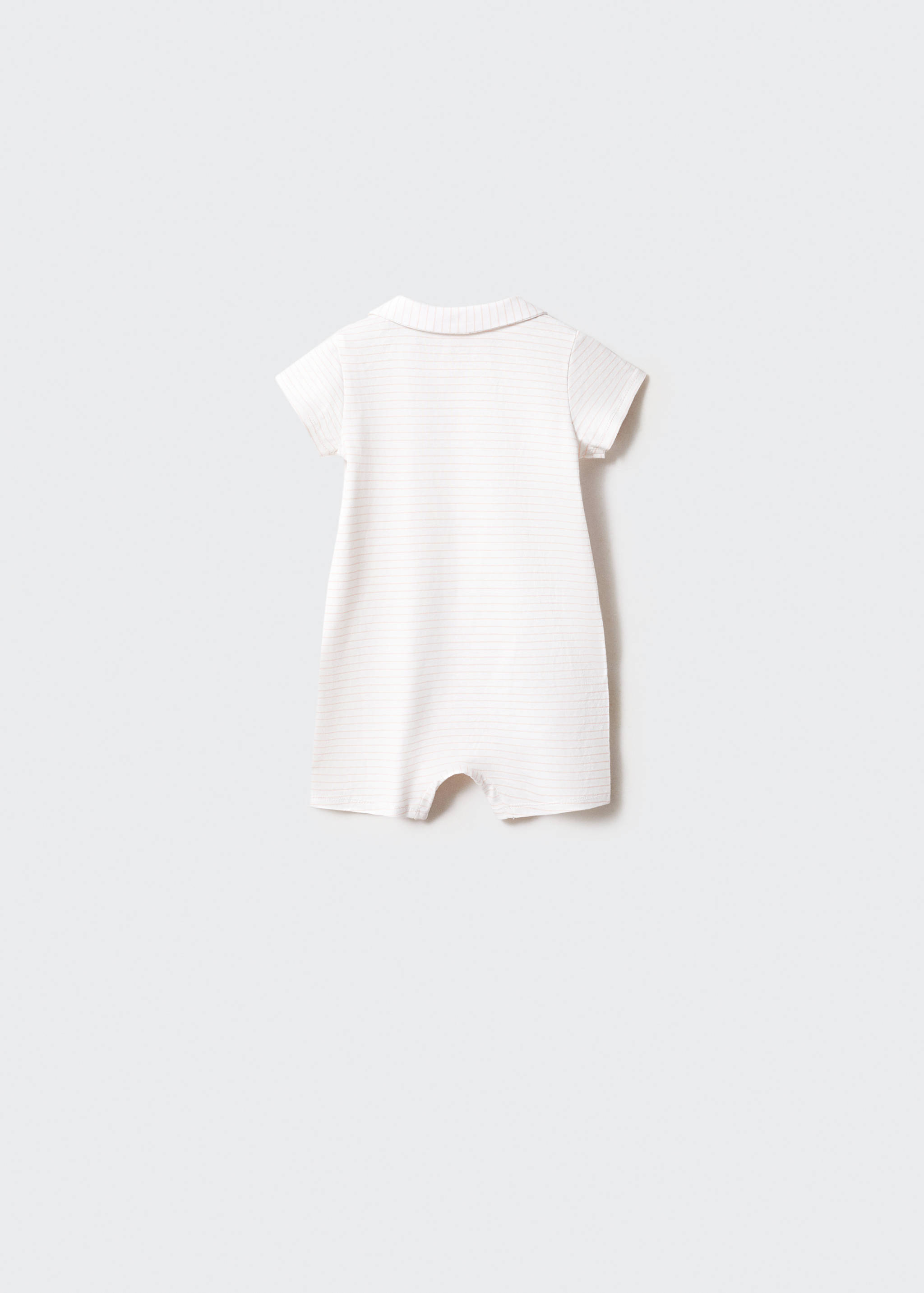 Striped bodysuit pyjamas - Reverse of the article