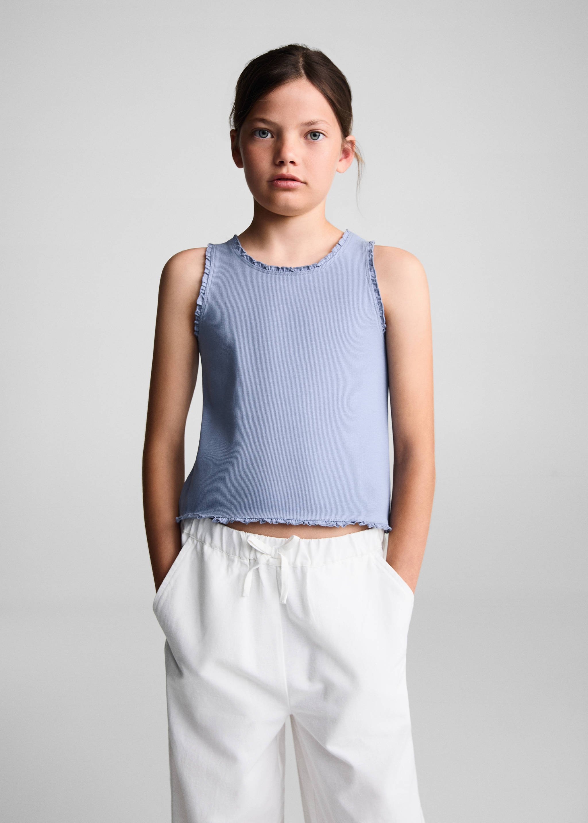 Samarreta tirants canalé - Pla mig