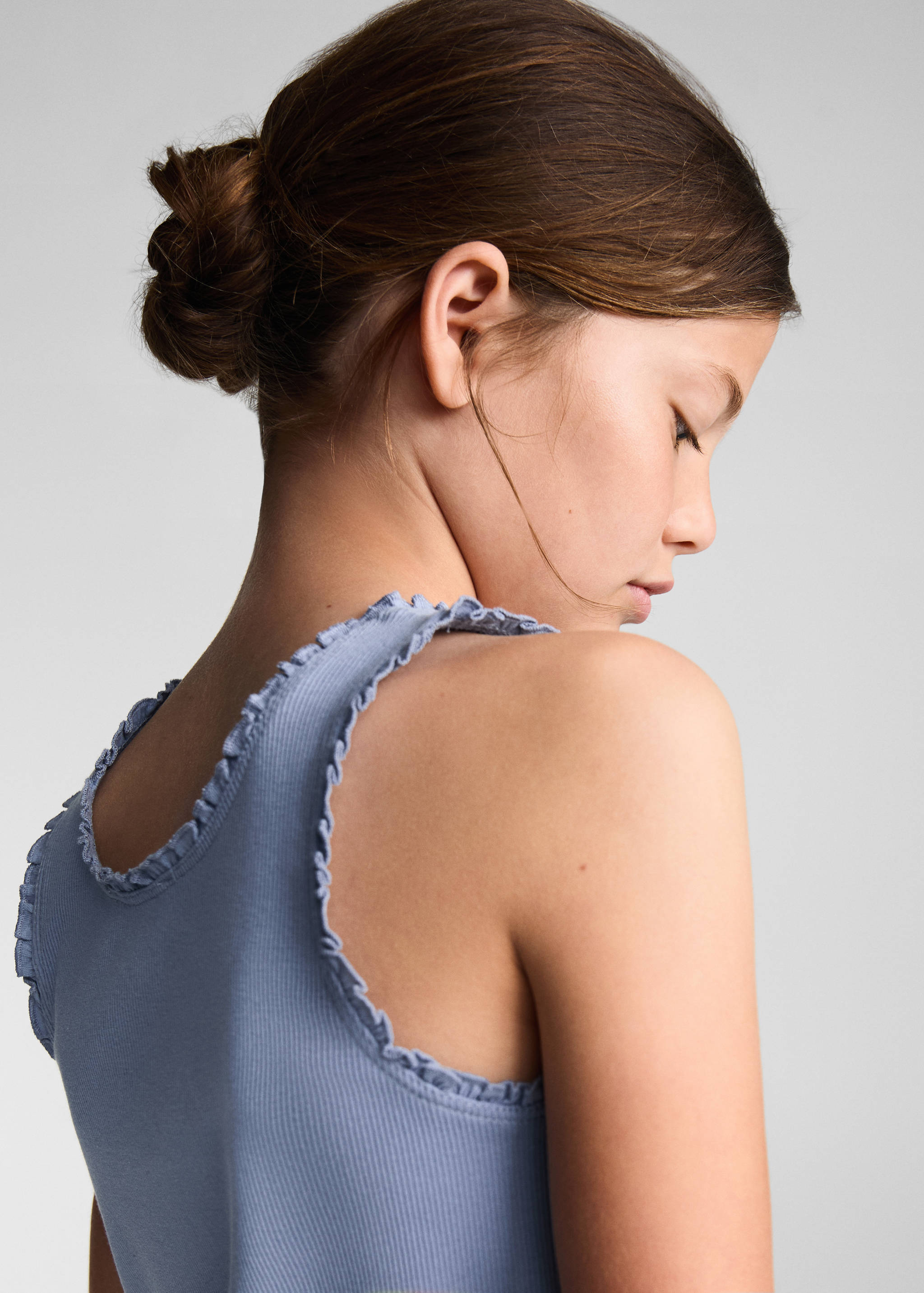 Samarreta tirants canalé - Revers de l'article