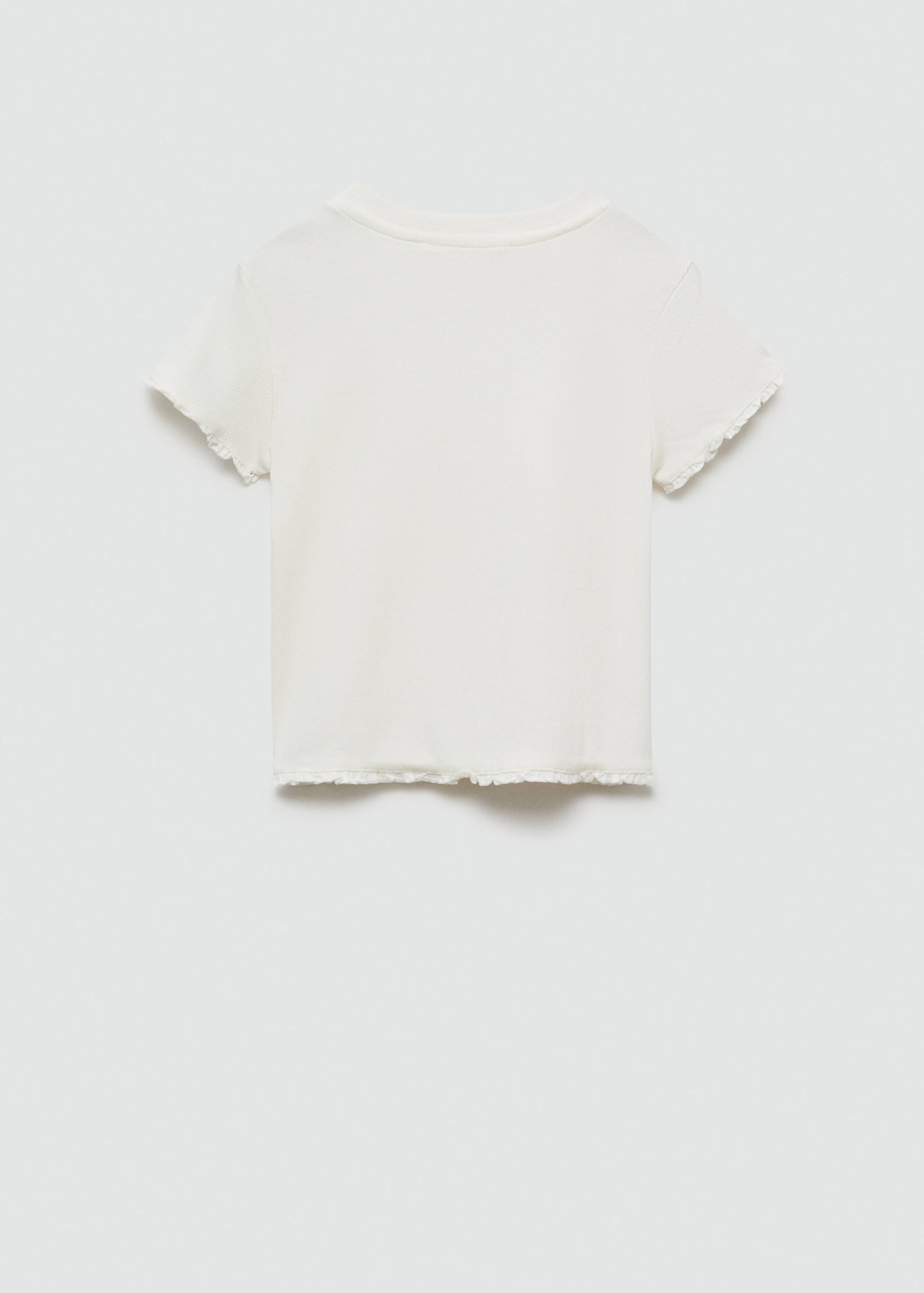 Knitted short-sleeve t-shirt - Reverse of the article