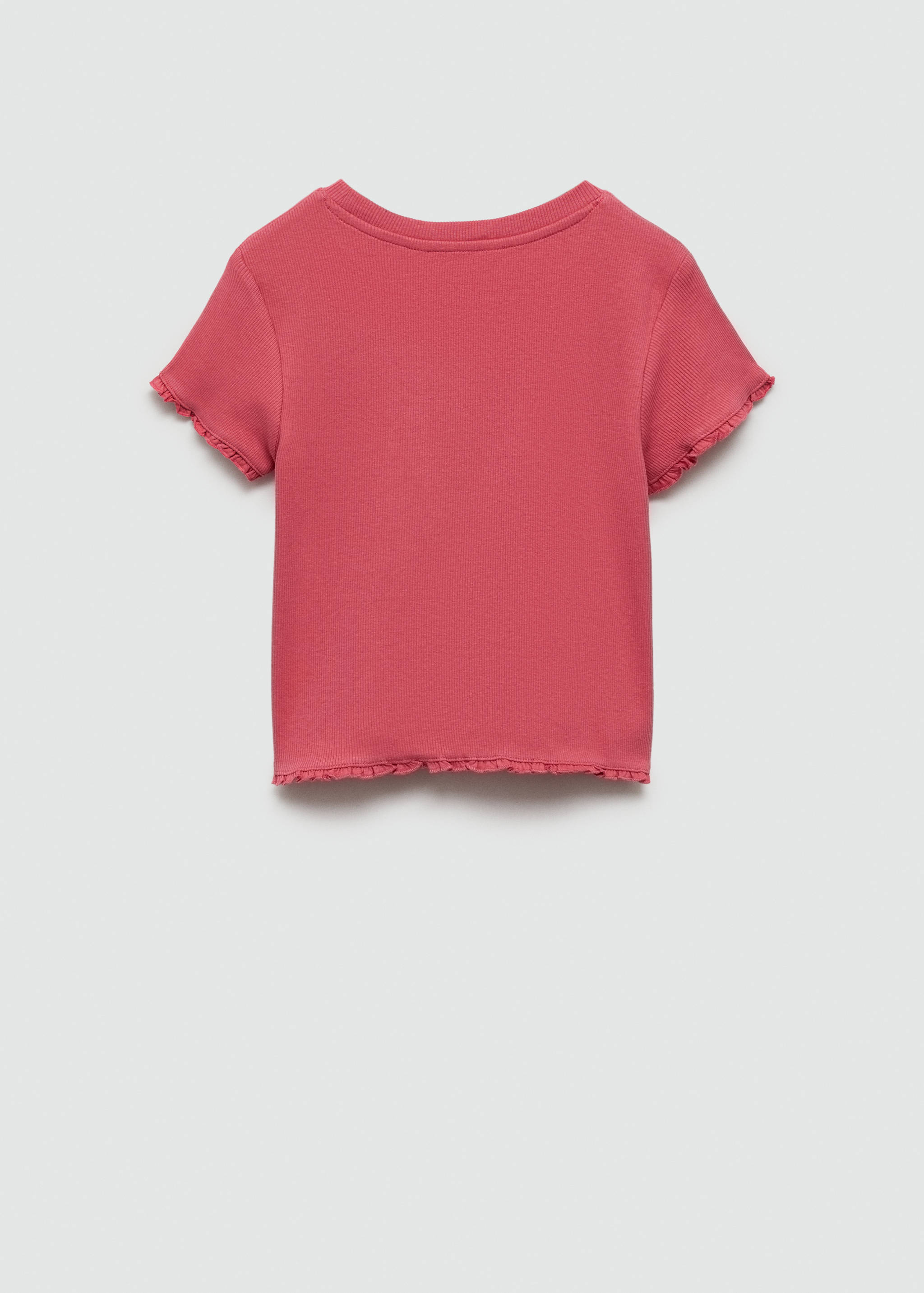 Knitted short-sleeve t-shirt - Reverse of the article