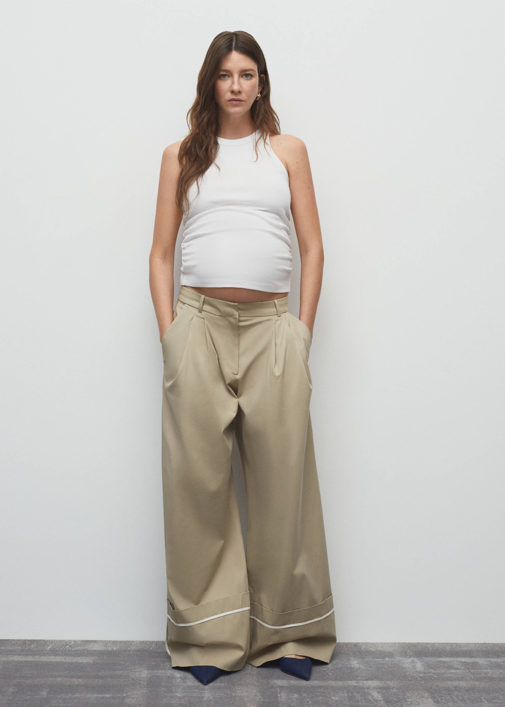 Top algodón fruncido - Plano general