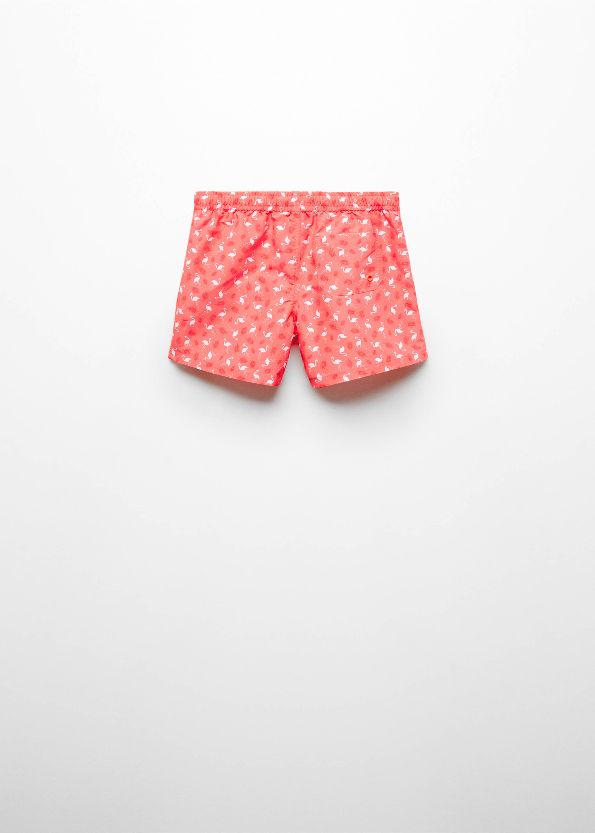 Badbyxor flamencomönster - Artikelns baksida, Korall röd. Ref: 67046748-00.