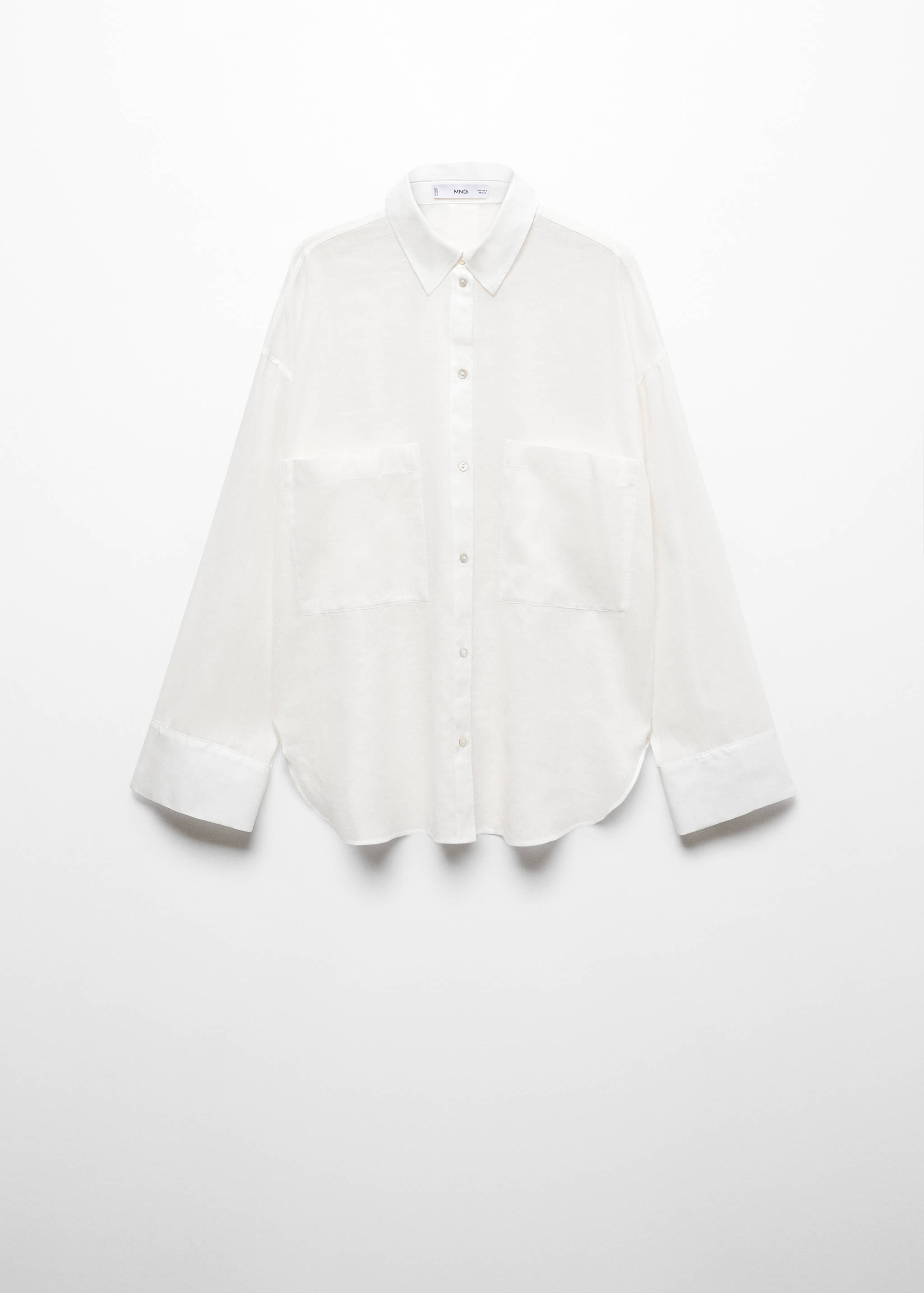 Ramie shirt with pockets - Article without model