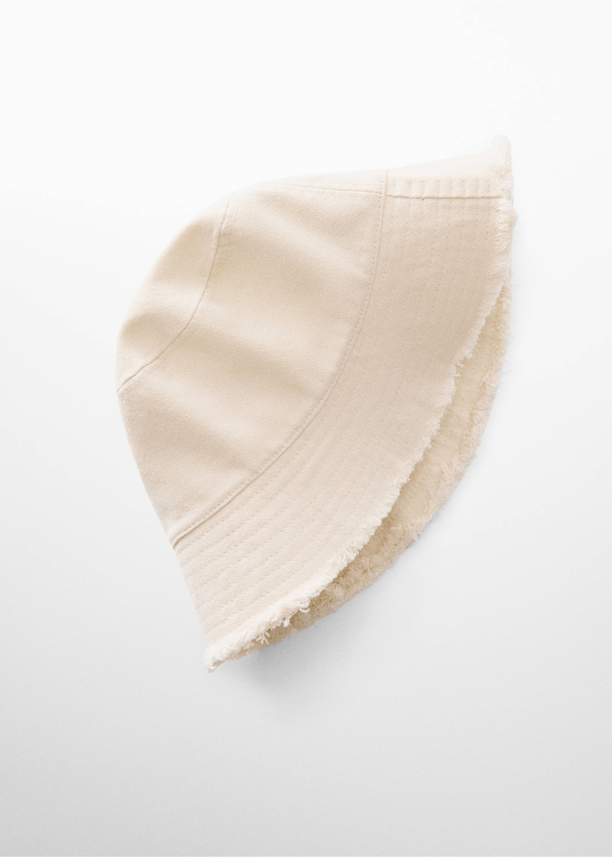Bucket hat - Medium plane, Ecru. Ref: 67047115-00.