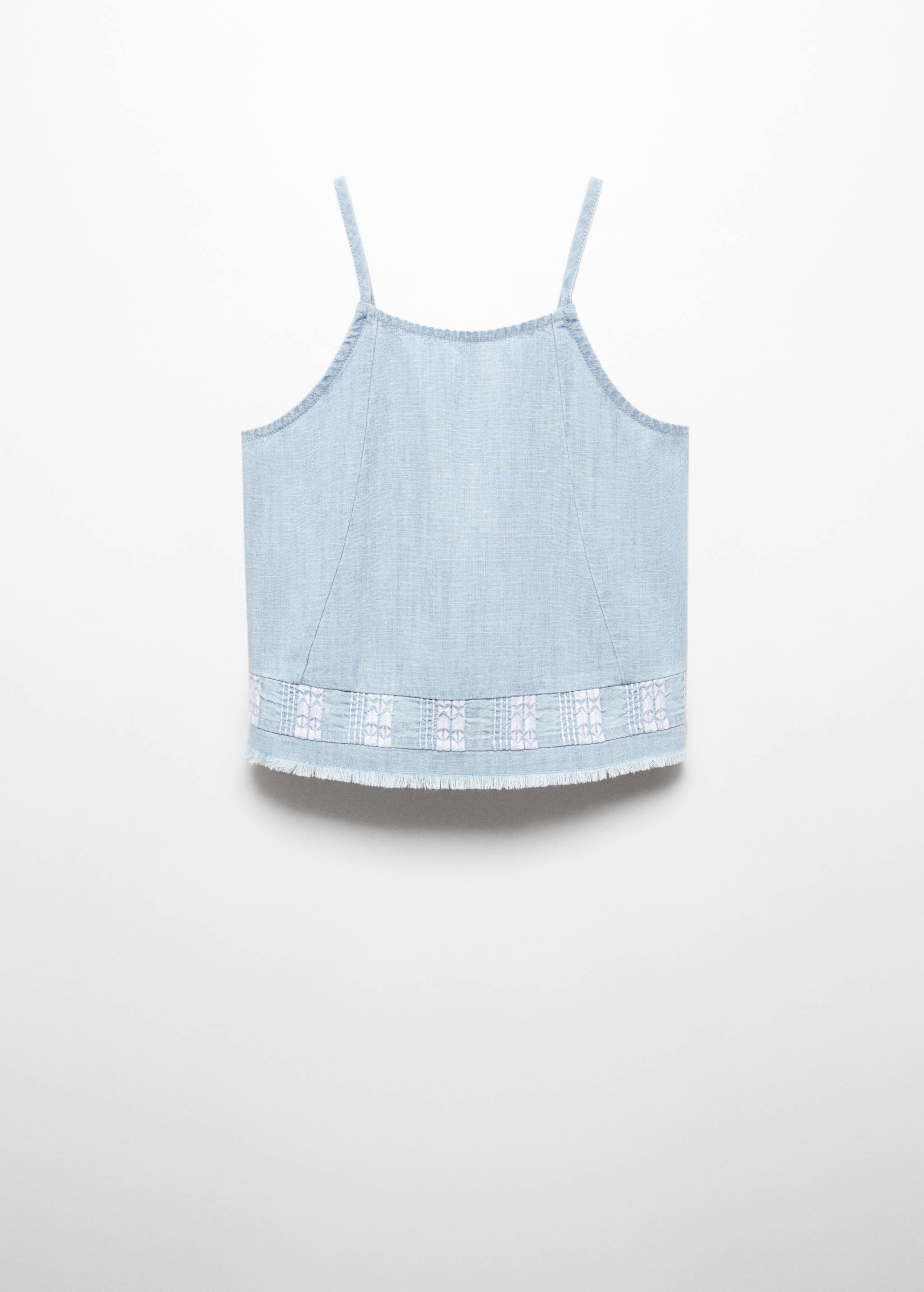 Top brodé franges - Article sans modèle