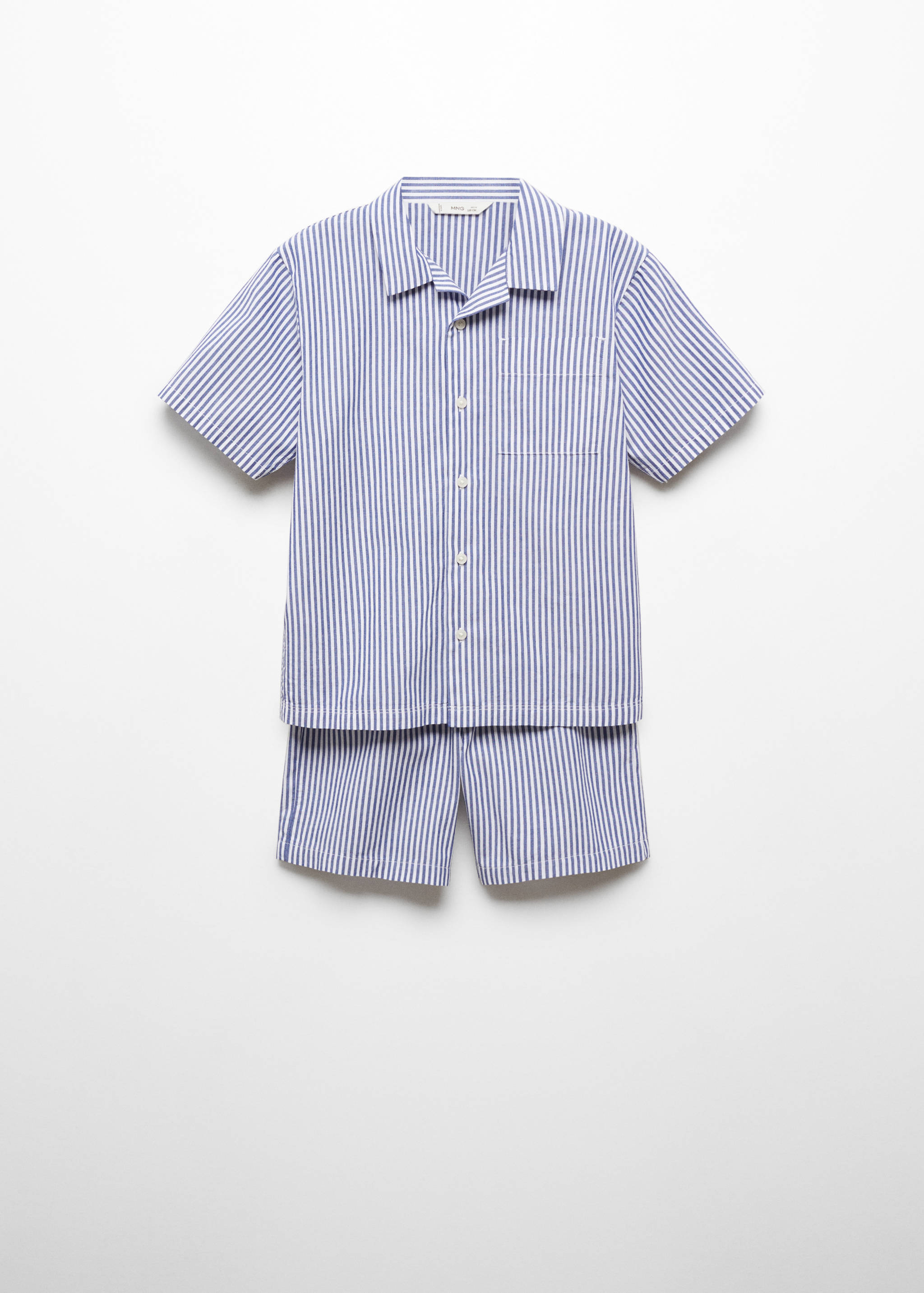 Striped cotton short pyjamas - Article without model