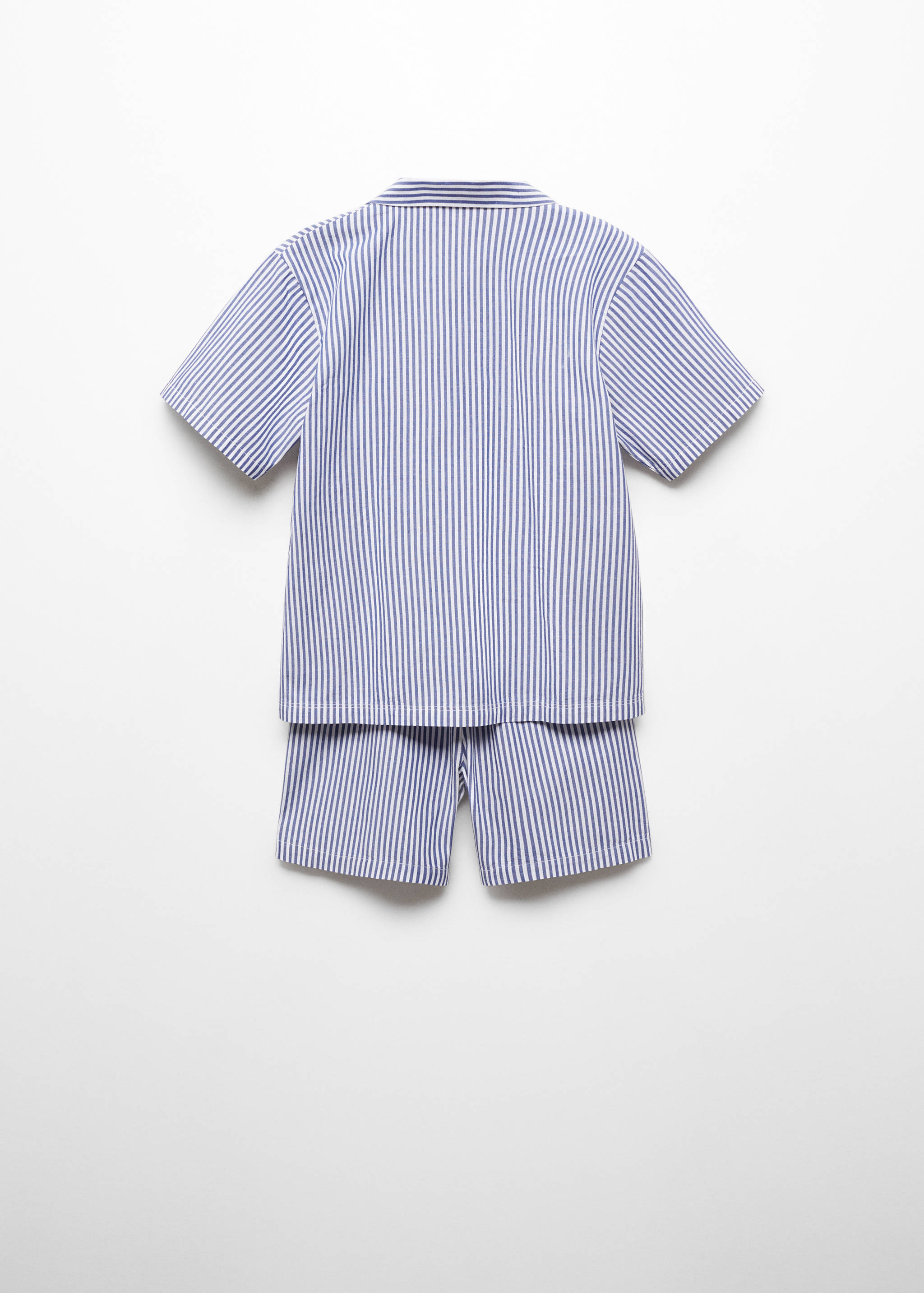 Striped cotton short pyjamas - Reverse of the article