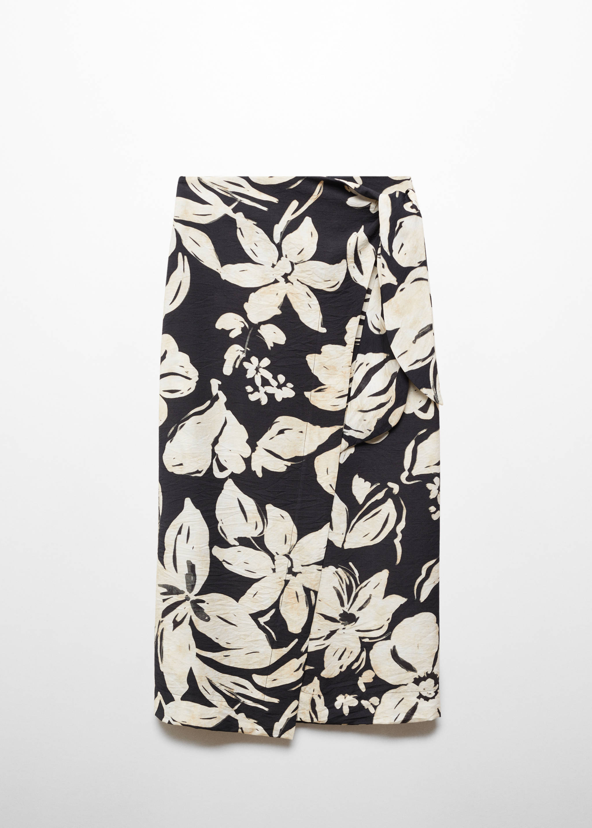 Floral-print wrap skirt - Article without model
