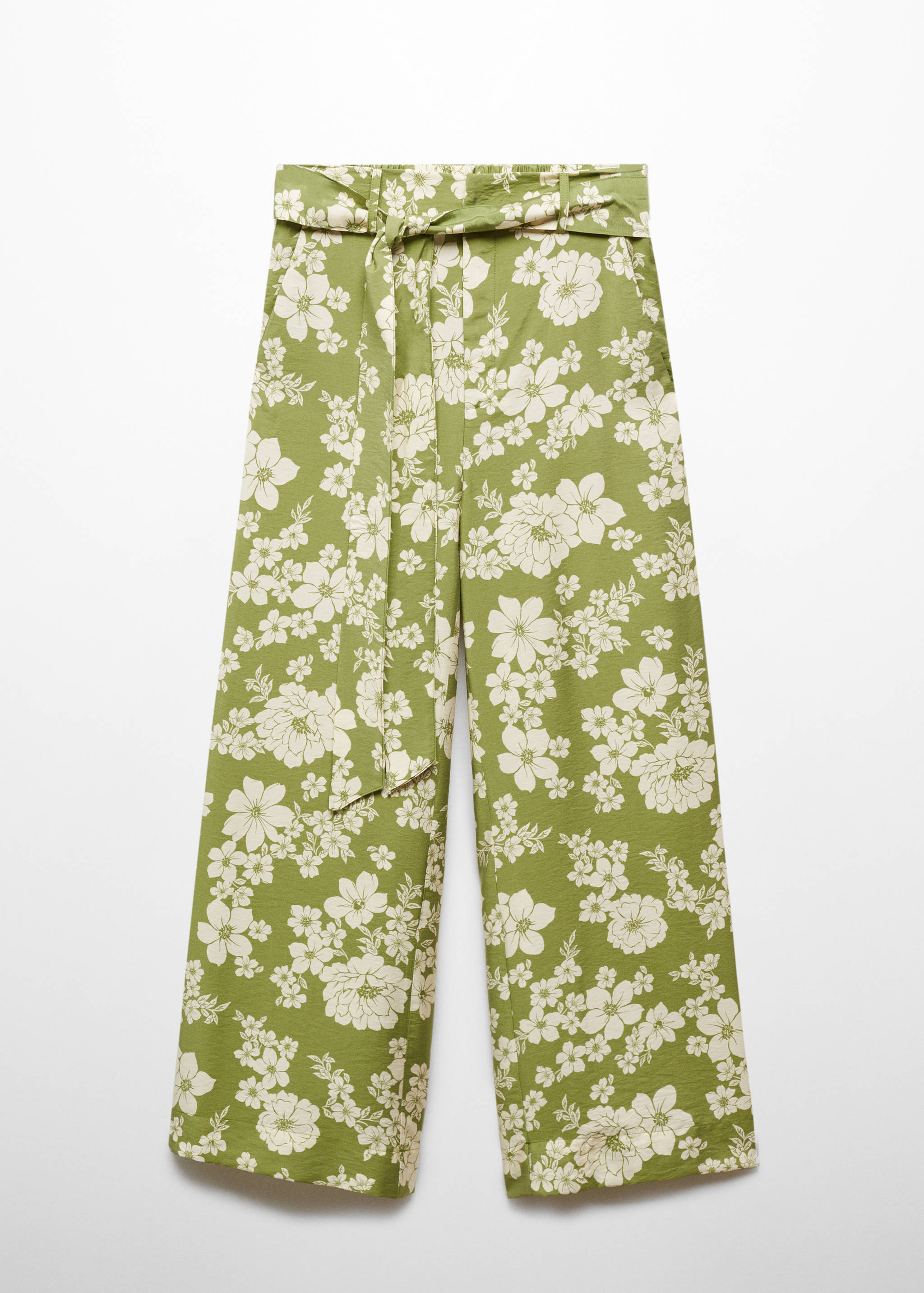Printed pants with bow - Article without model