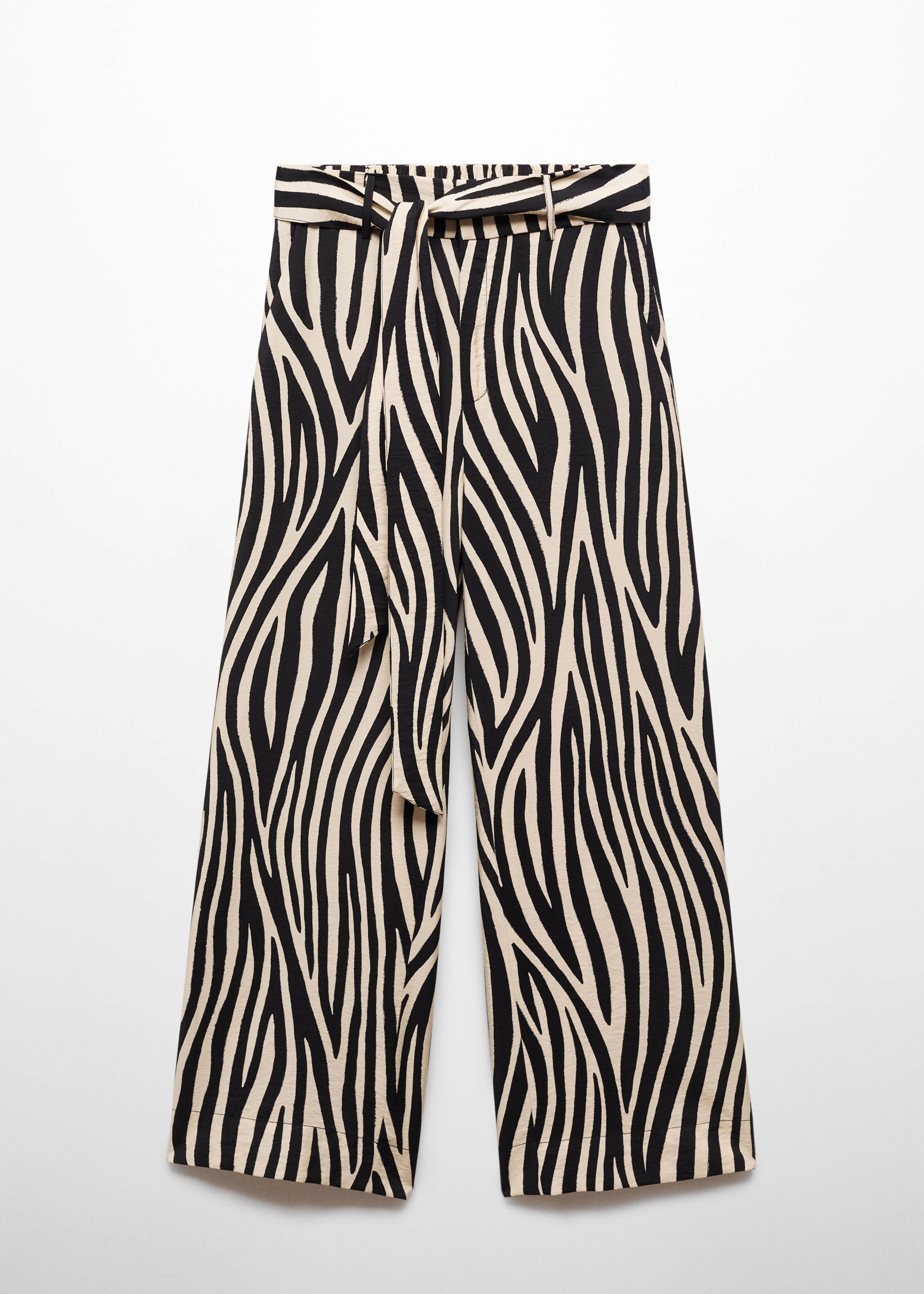 Calças estampadas com laço - Artigo sem modelo