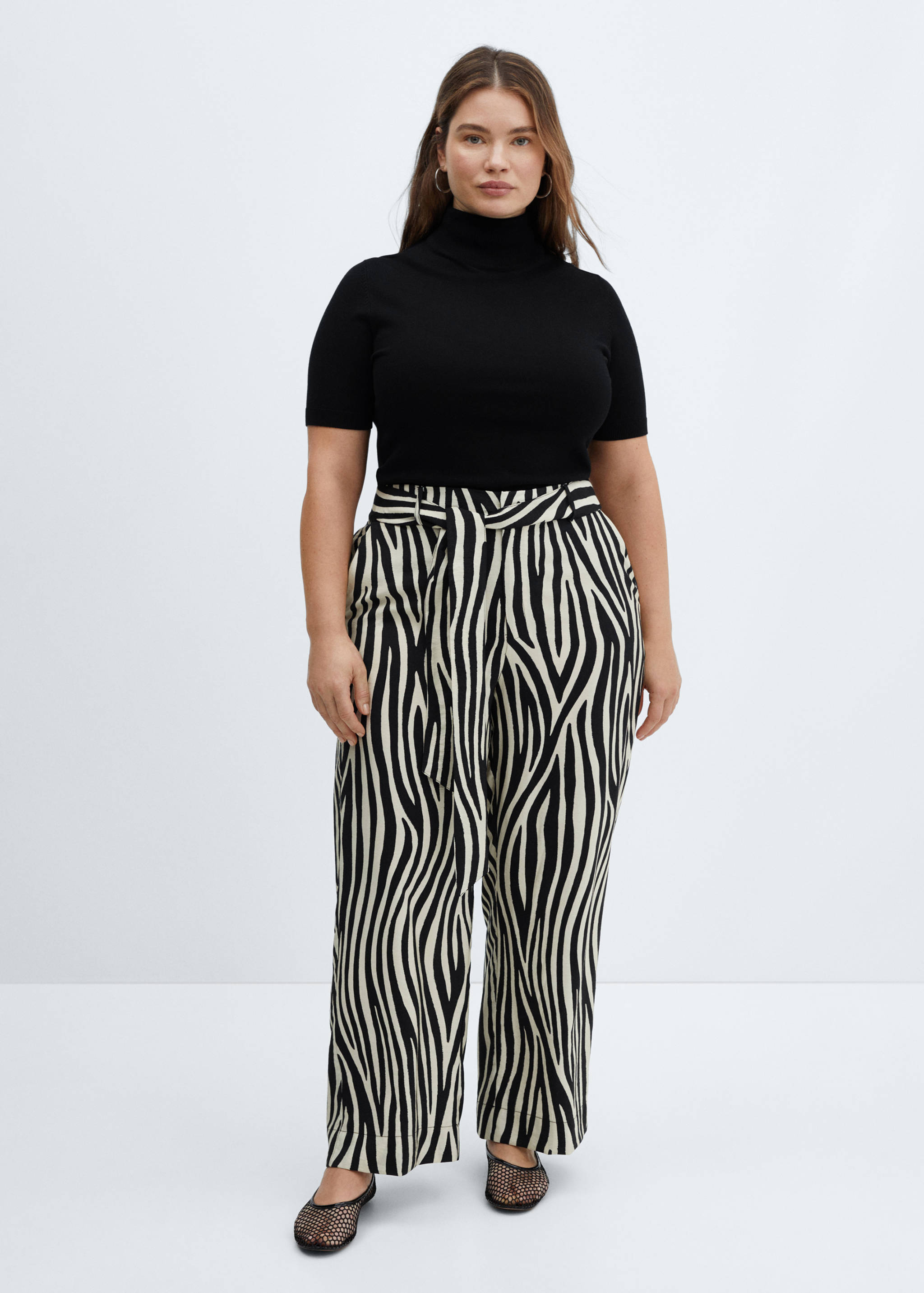 Calças estampadas com laço - Pormenor do artigo 3