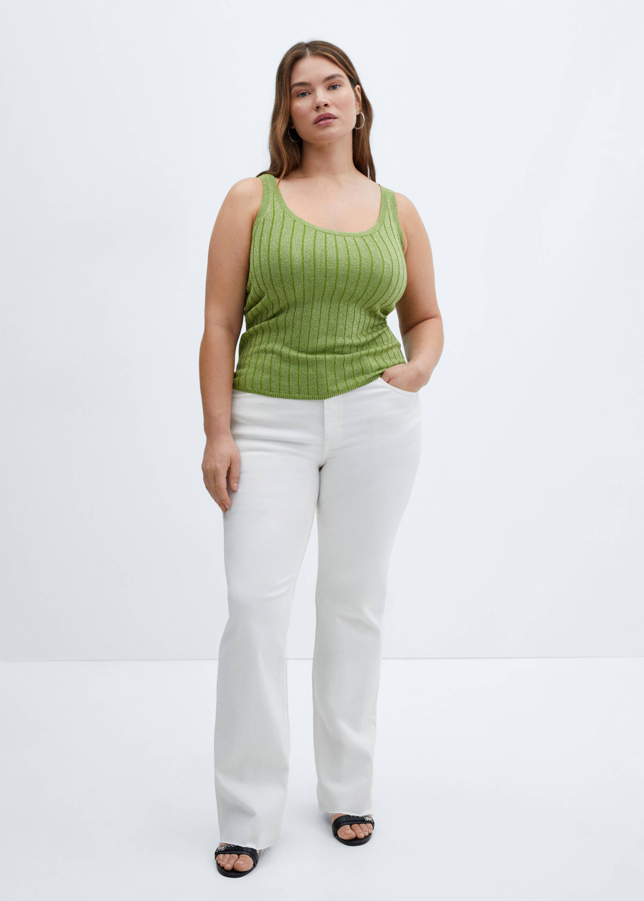 Lurex ribbed top - Details of the article 3