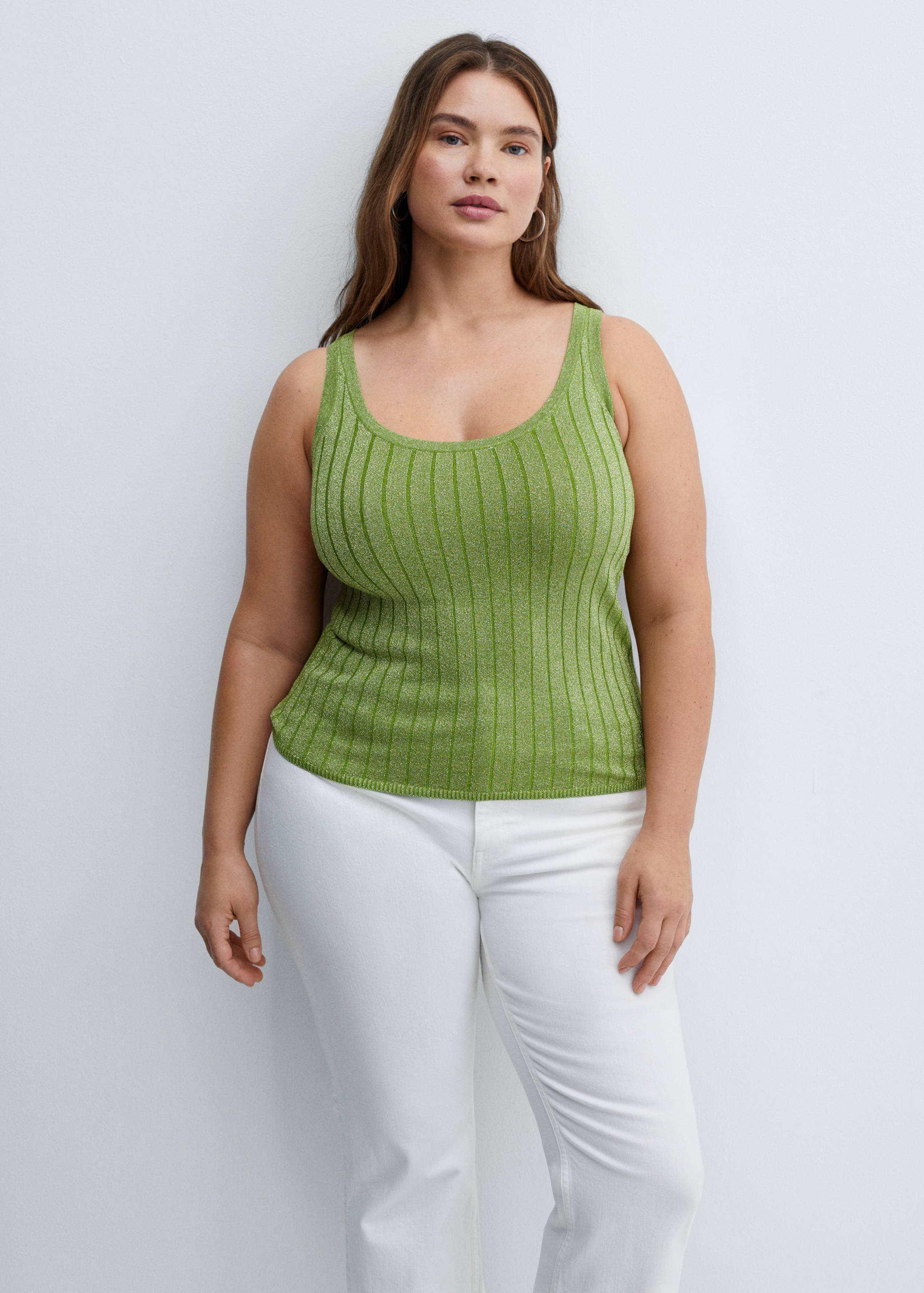 Lurex ribbed top - Details of the article 5
