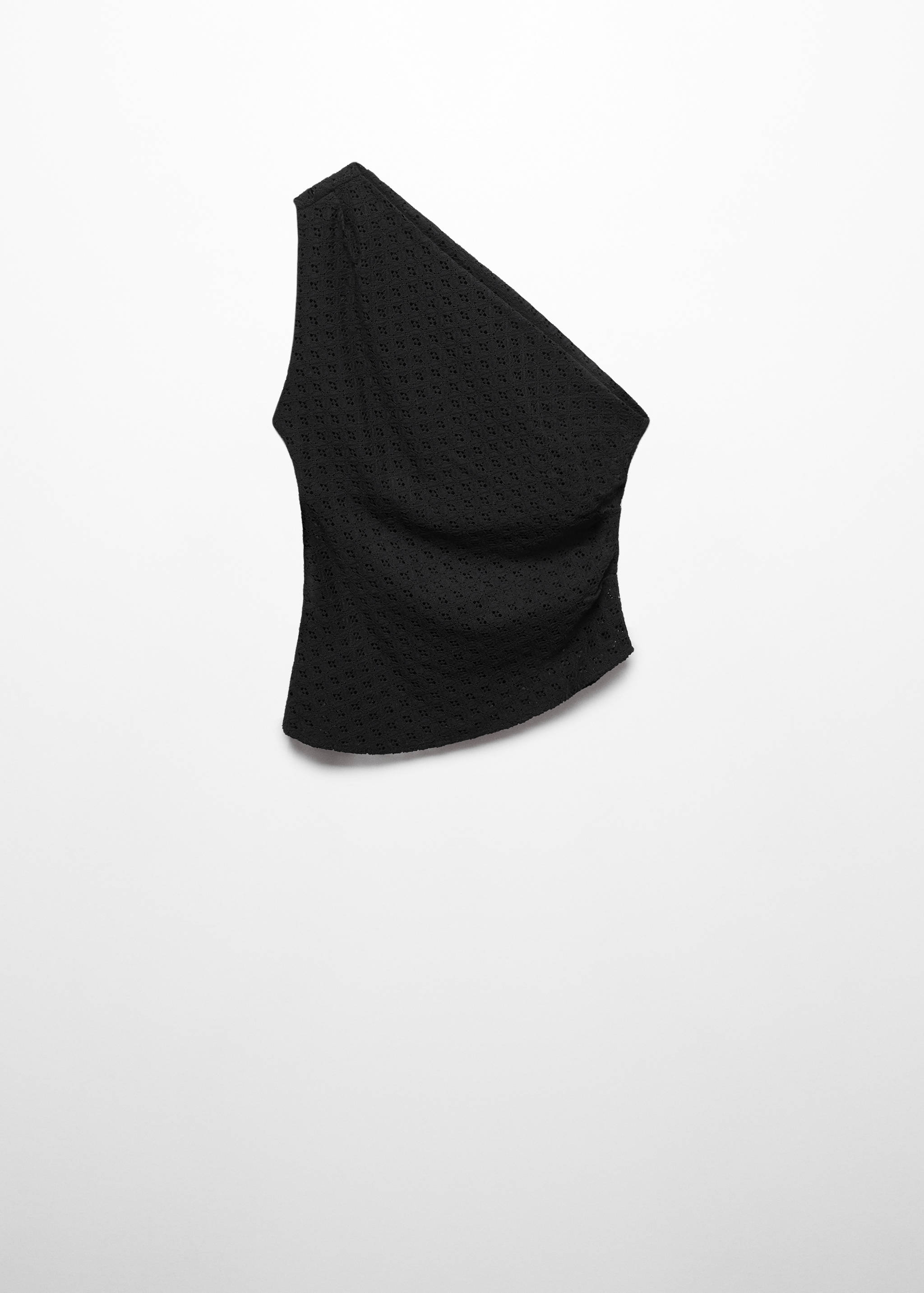 Top assimétrico rendado - Artigo sem modelo