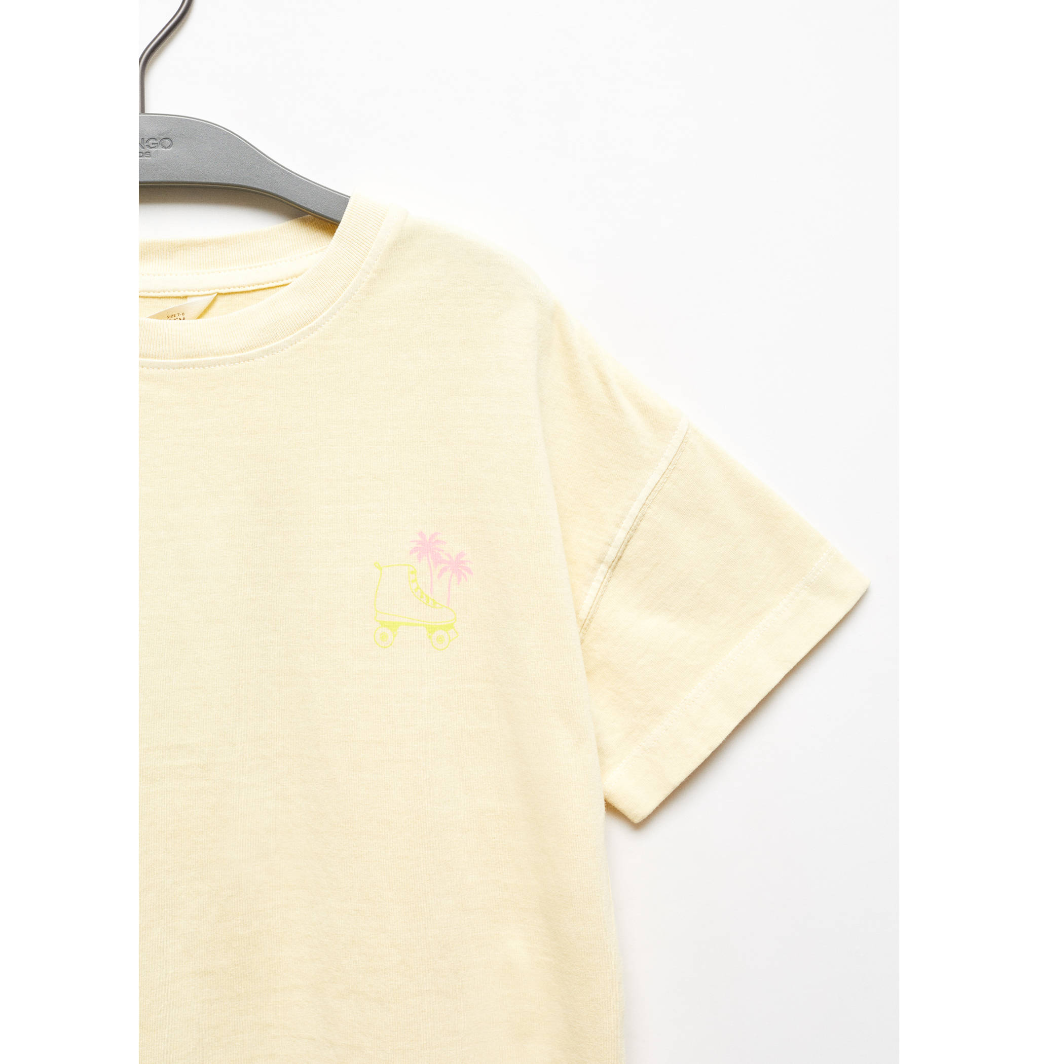 Tryckt bomull-blandning t-shirt - Detaljer om artikeln 8