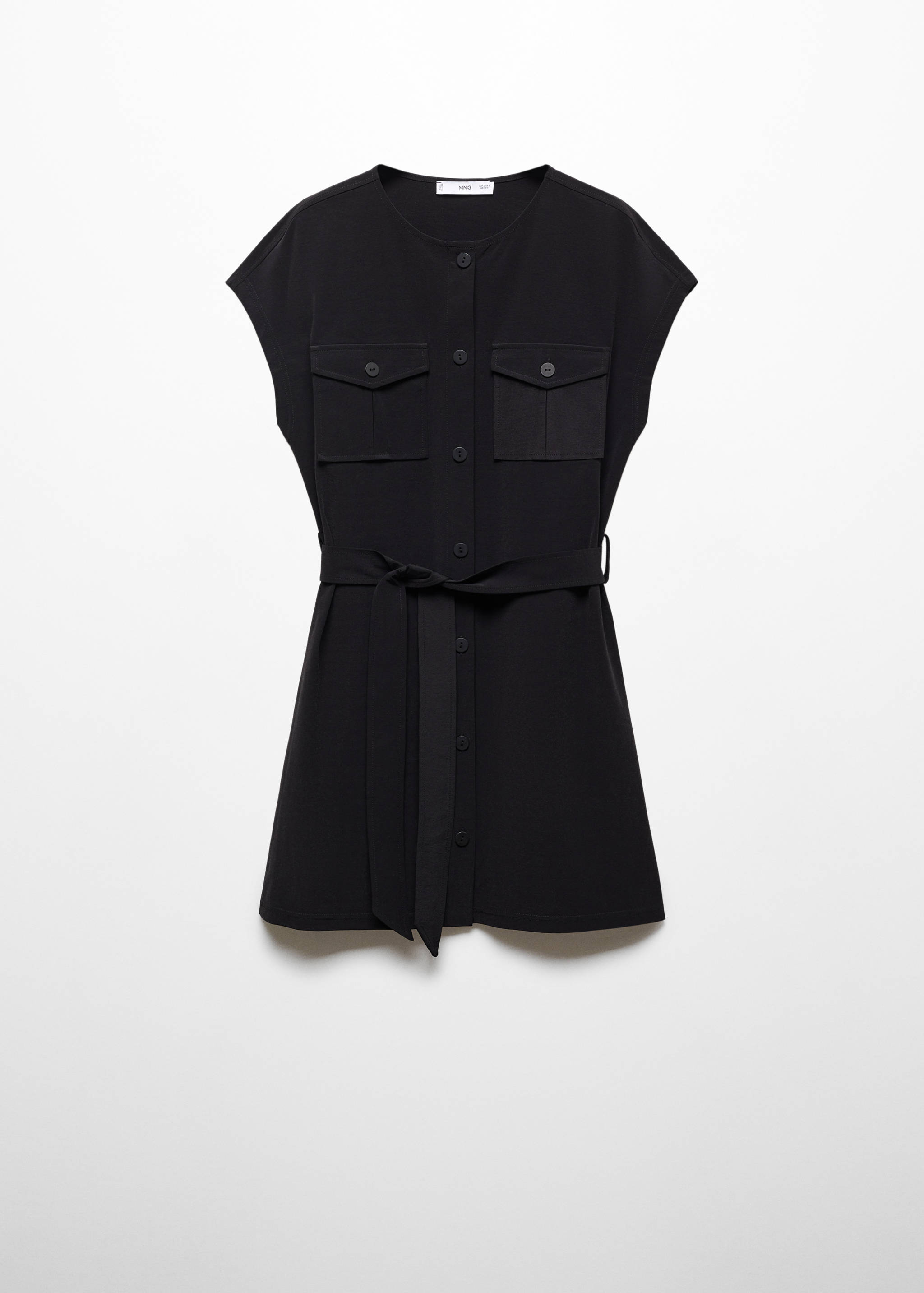 Vestido lazo detalle bolsillos - Artículo sin modelo